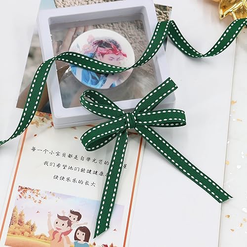 Miniatura 7 de BAORJCT Cintas blancas de grogrén de punto de salto de 38 pulgadas, perfectas para envolver regalos, manualidades, fiestas, bodas, cumpleaños,