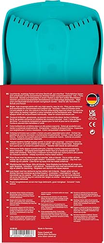 Miniatura 9 de Faber-Castell Caja de pintura Connector - 12 colores turquesa