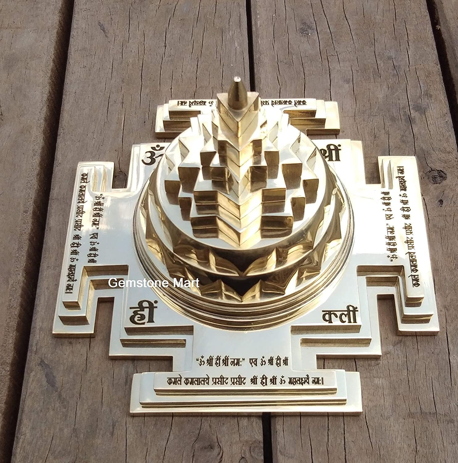 NETAEX Maha Meru Shree Yantra Brass Silver Copper Zinc Nickel Meru