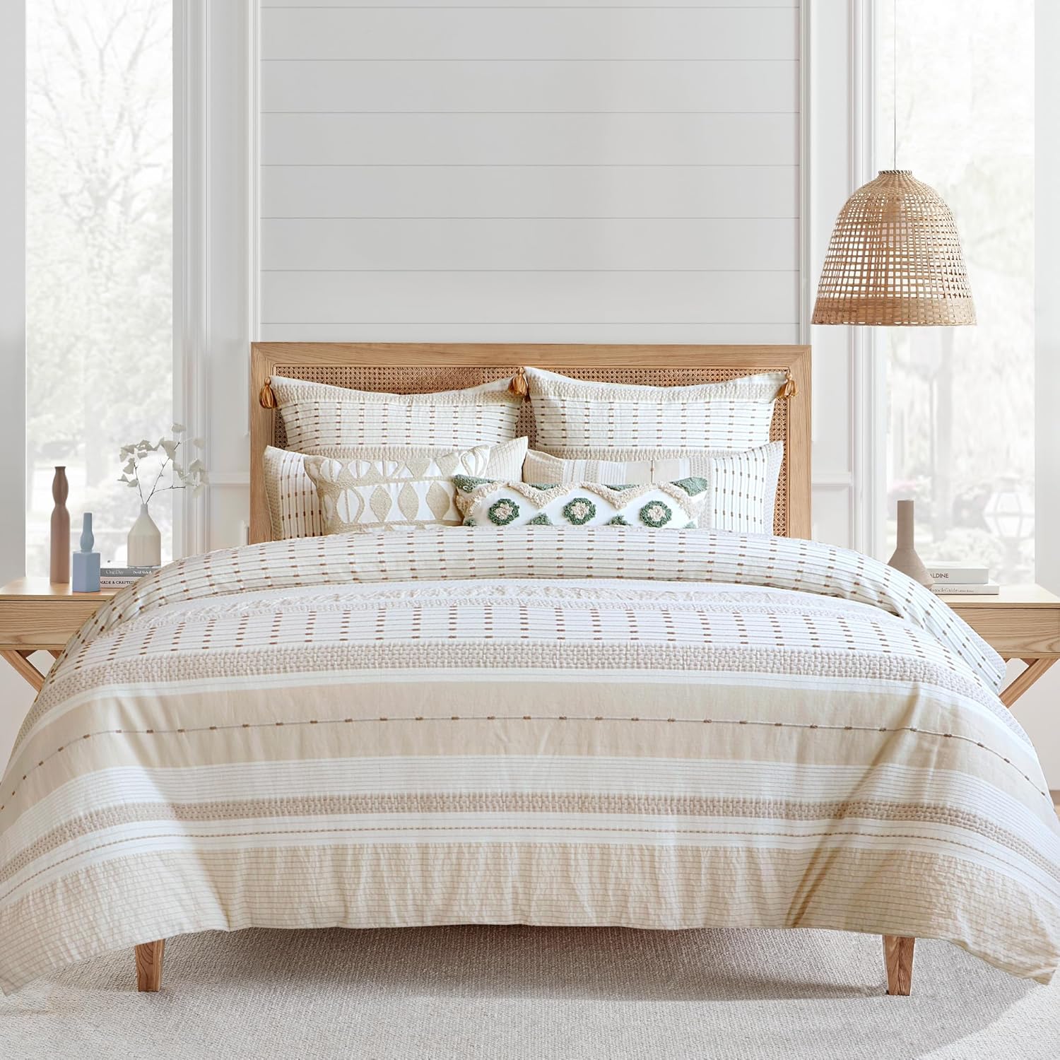 Levtex Home – Pickford Beige Comforter Set – Twin Comforter + One Standard Pillow Case – Jaquard – Beige, Taupe and Cream – Comforter (68 x 88in.) and Pillow Case (26 x 20in.) – Cotton Levtex Home – Pickford Beige Comforter Set – Twin Comforter + One Standard Pillow Case – Jaquard – Beige, Taupe and Cream – Comforter (68 x 88in.) and Pillow Case (26 x 20in.) – Cotton