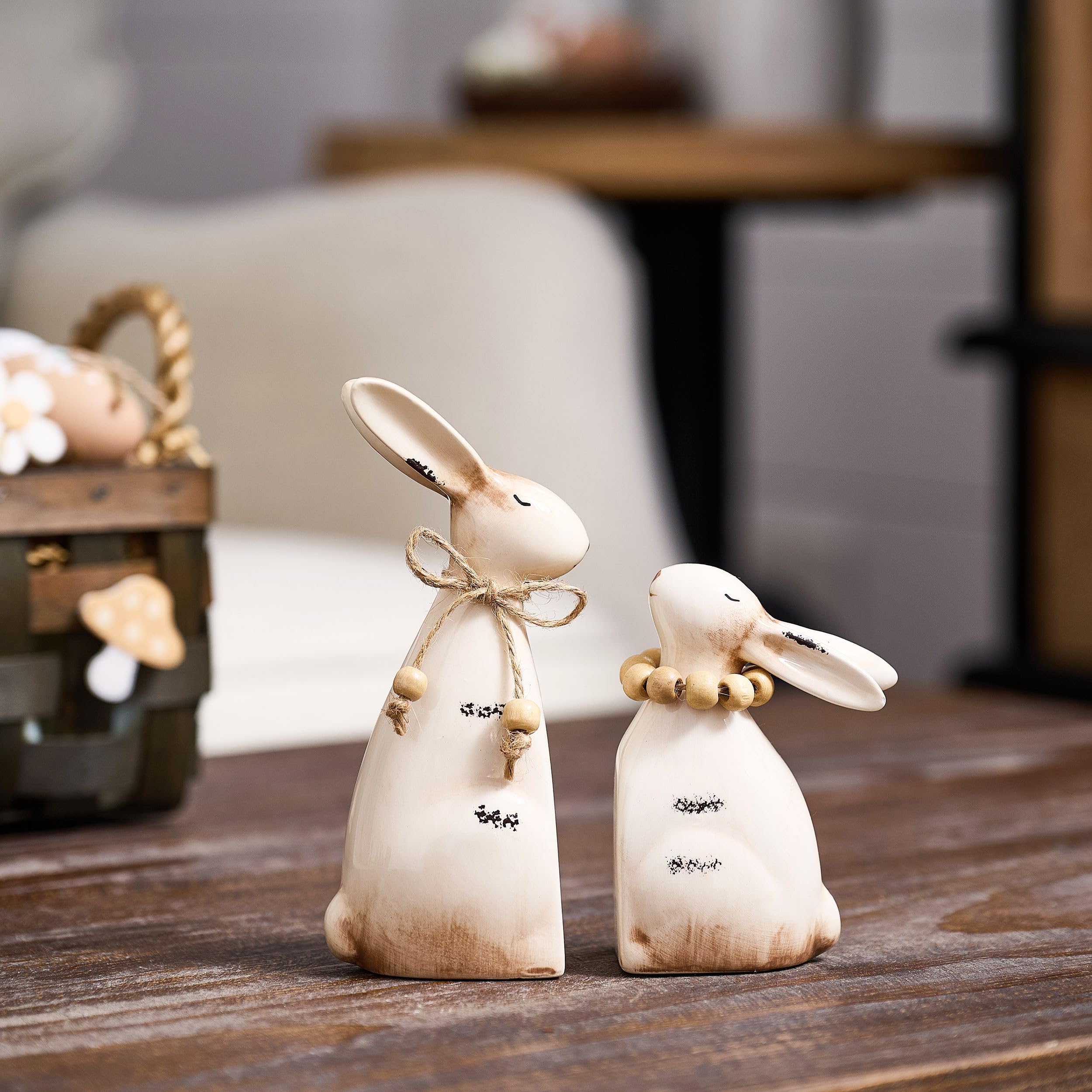 Amazon.com: Valery Madelyn Easter Decorations for Home, 2Pcs