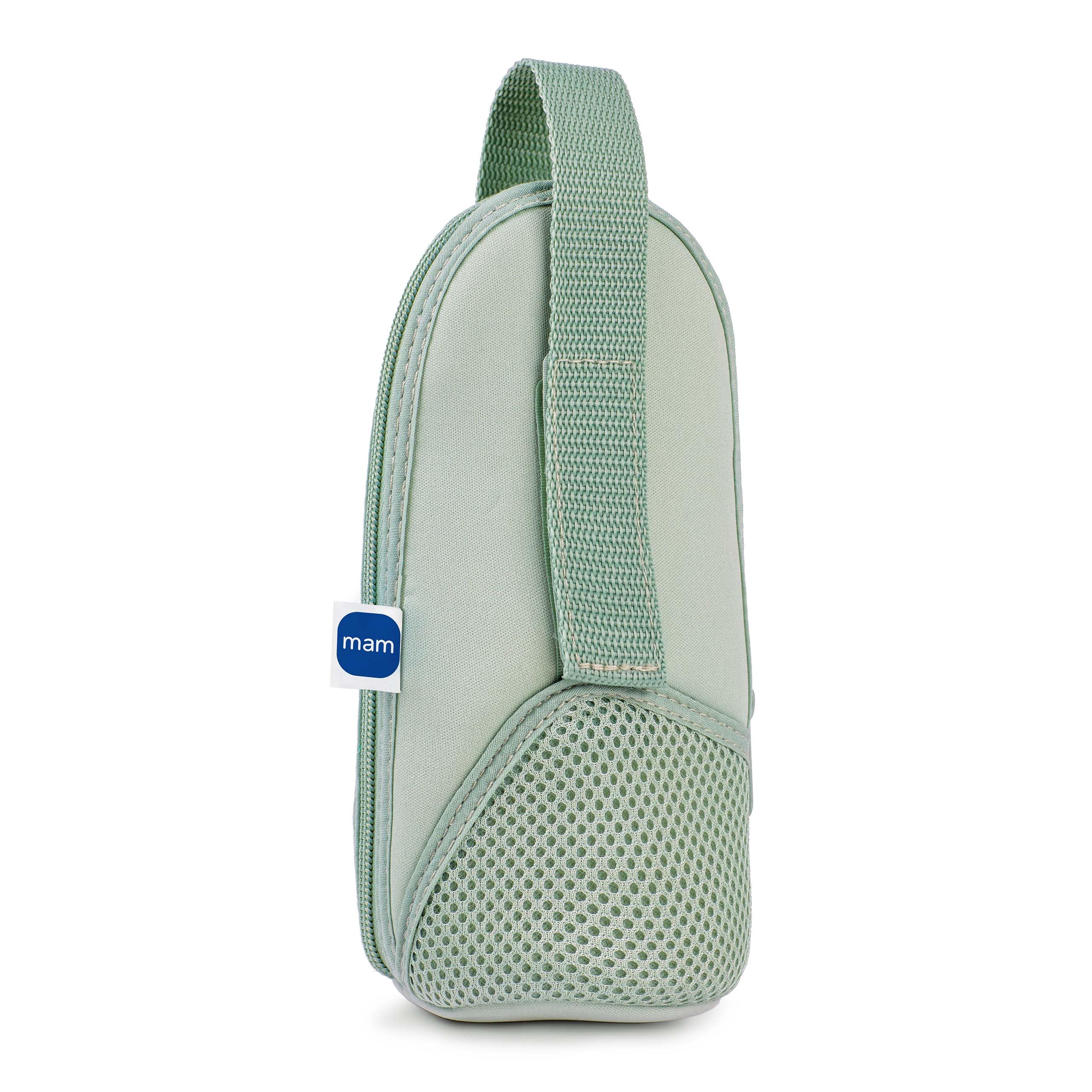 MAM Thermal Bag mit Isolierschicht, Thermotasche hält Flüssigkeiten warm und kalt, Isoliertasche für viele handelsübliche Babyflaschen, grün