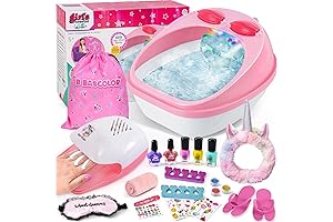Kids Foot Spa & Nail Kit: Ultimate At-Home Pampering