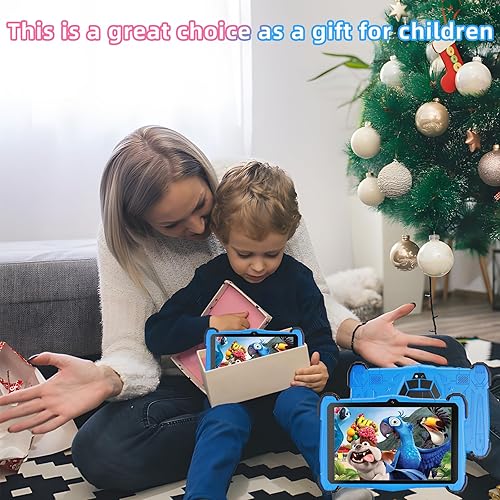 Miniatura 7 de Tableta infantil de 7 pulgadas con funda a prueba de golpes, para niños de 3 a 10 años, tableta de aprendizaje educativo Android 14, 10 GB de RAM+64