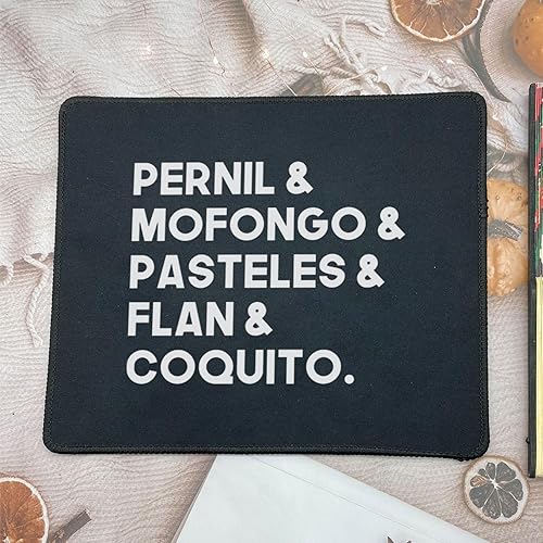 Miniatura 5 de Divertida alfombrilla para mouse de comida de Puerto Rico, regalo para amigos, compañeros de trabajo, alfombrilla de mouse de computadora de 9.5
