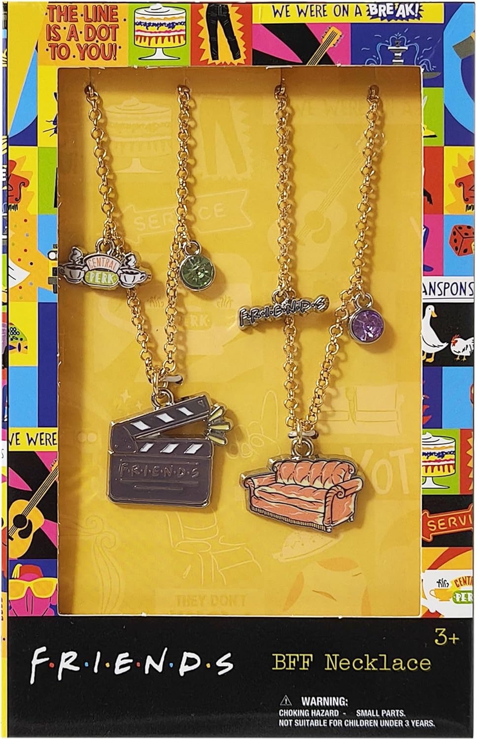 LUV HER Friends BFF Necklace Set, Girls and Boys Friendship Gift for Ages 3+ - Image 2