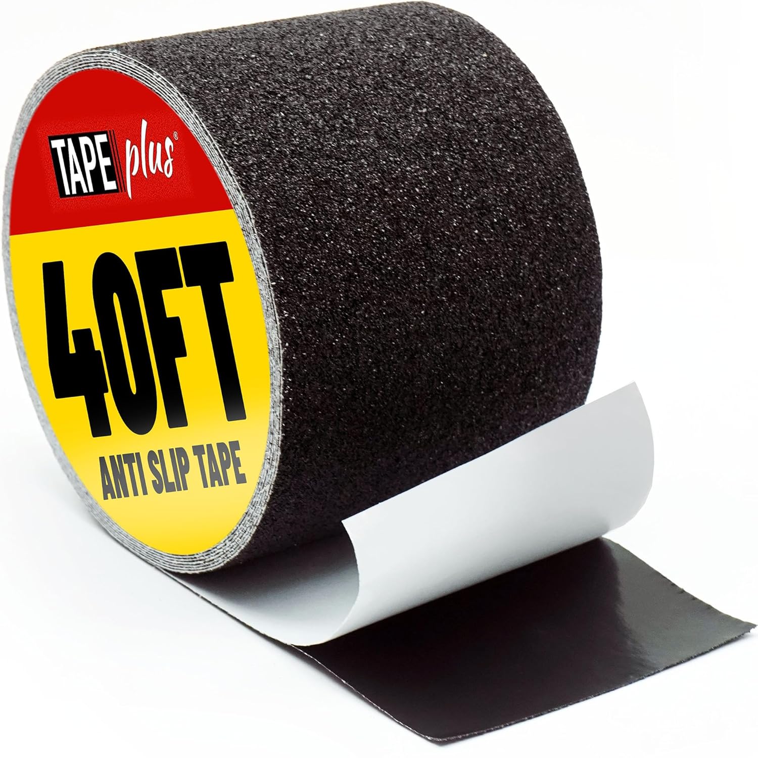 TapePlus Anti Slip Tape for Stairs (Black 4" x 40 Feet Wide Tread