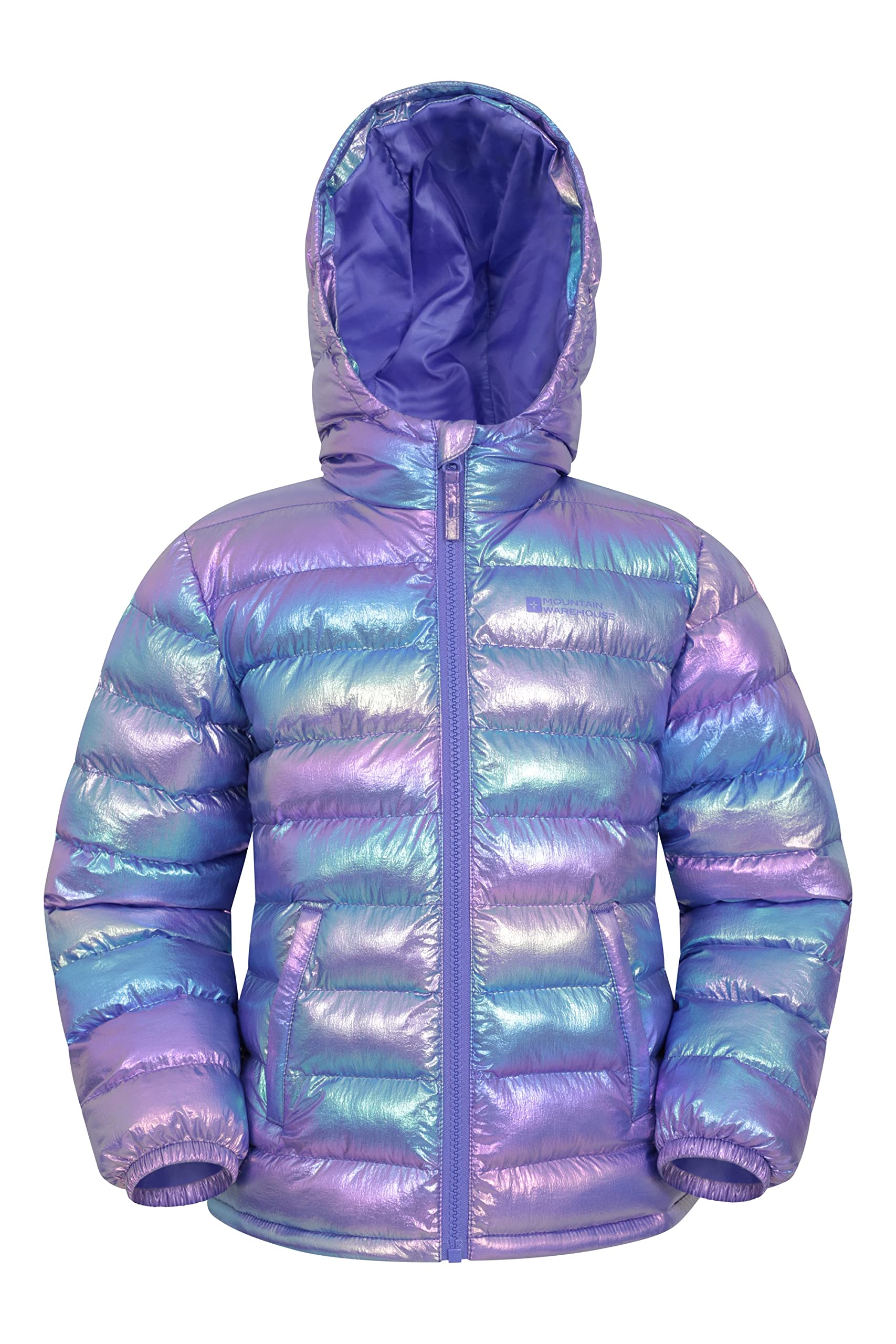 Mountain Warehouse Boys Mermaid Seasons Padded Kids Puffer Jacket - Water Resistant, Lightweight & Insulated Coat, & Girls - Spring Summer, School, Travel Kids Size 9-10 Years