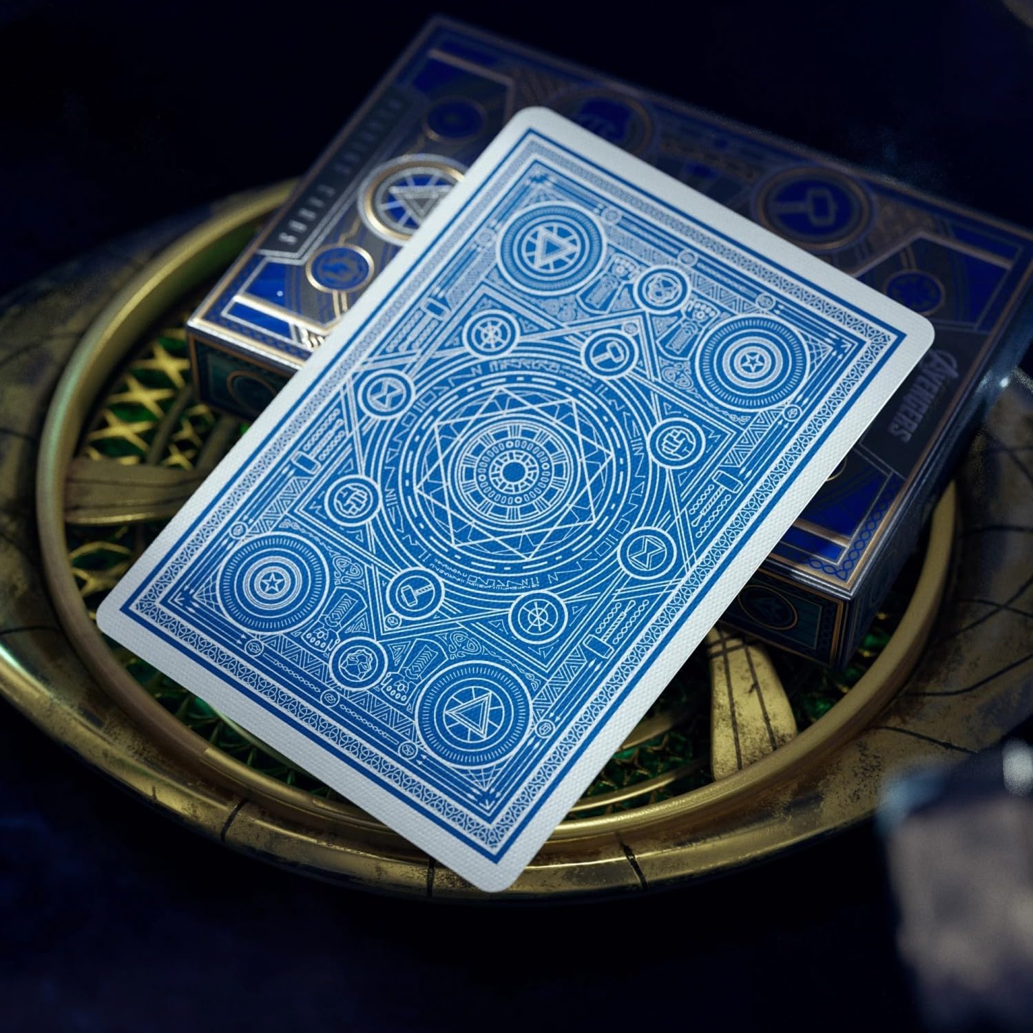 theory11 Avengers Blue Edition Premium Playing Cards - Marvel Studios' The Infinity Saga Deck