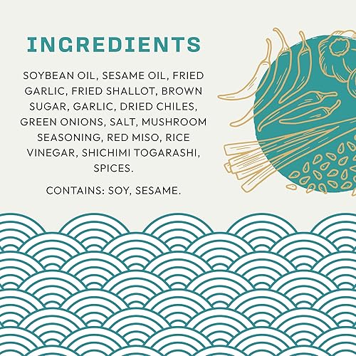 Miniatura 5 de Umami Hottie Chili crujiente y crujiente la mejor cobertura de textura crujiente para sushi, albóndigas, huevos, ensalada, salsas y más. Aceite de