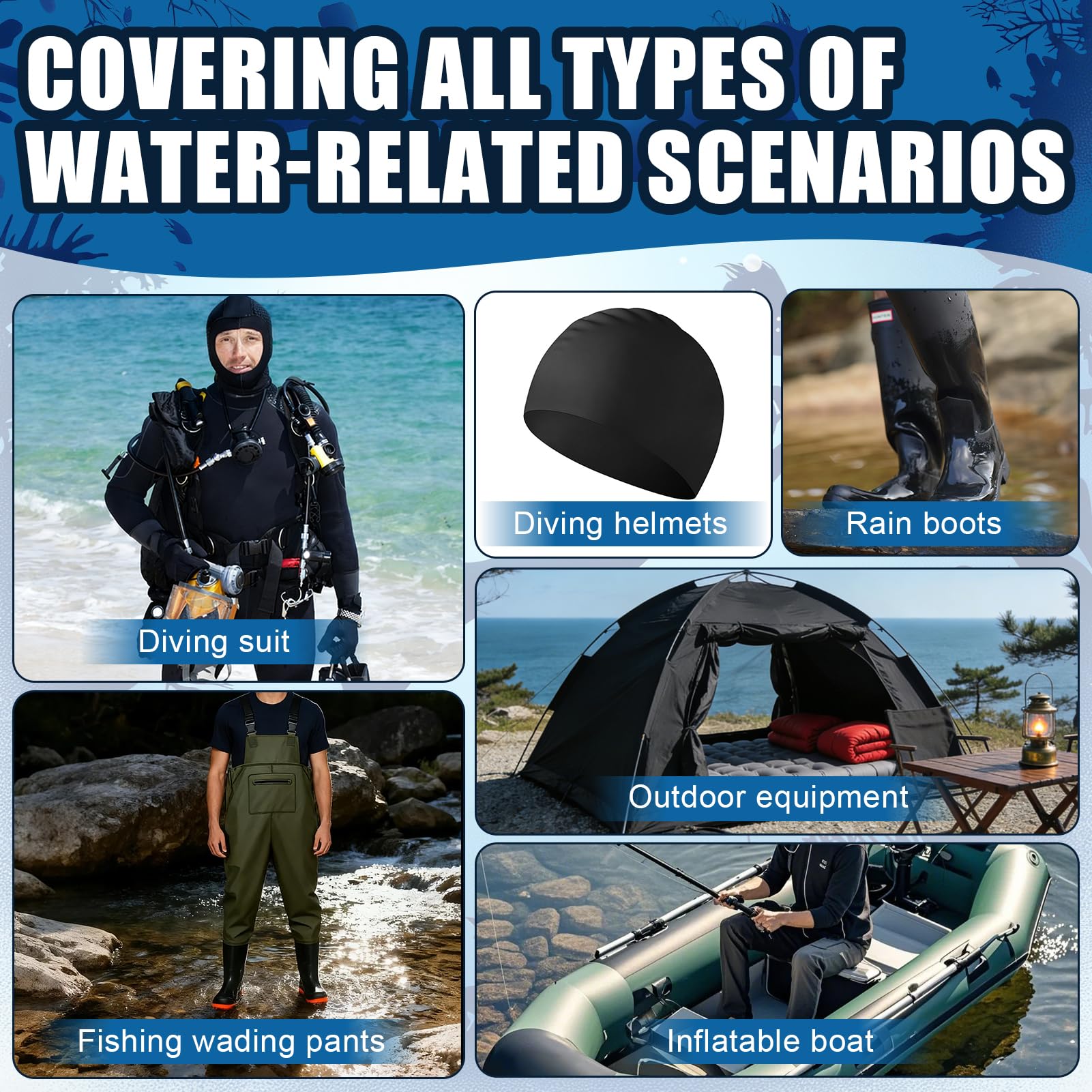 Allony Neoprene Adesivo, Colla Neoprene per Muta, Colla per Riparare Muta in Neoprene, Impermeabile e ad Asciugatura Rapida, Adatto per Riparare Buchi e Strappi su Mute, Waders, Nero, 100ML