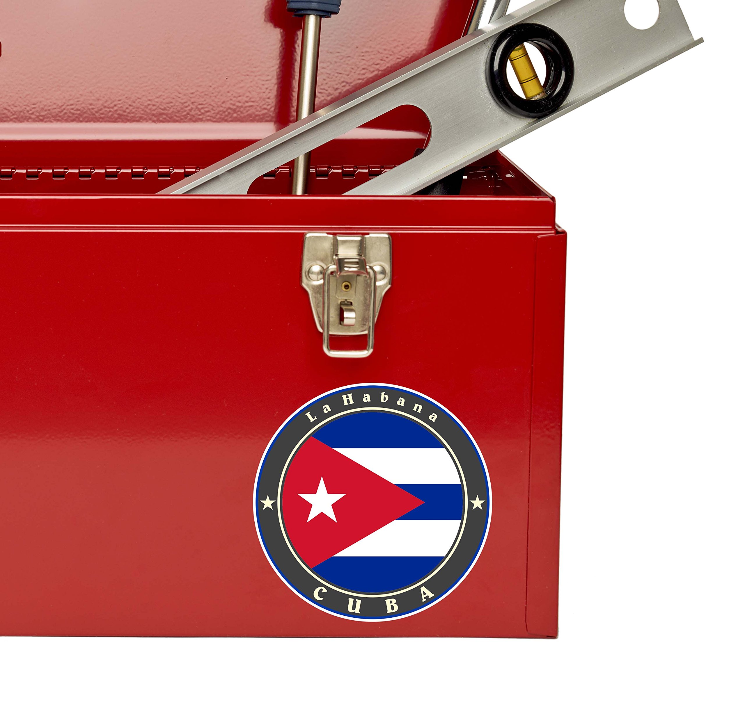 Cuba Flag Vinyl Stickers Set - 10 Decals For Car Bumper, Laptop, Bike & More - View #7