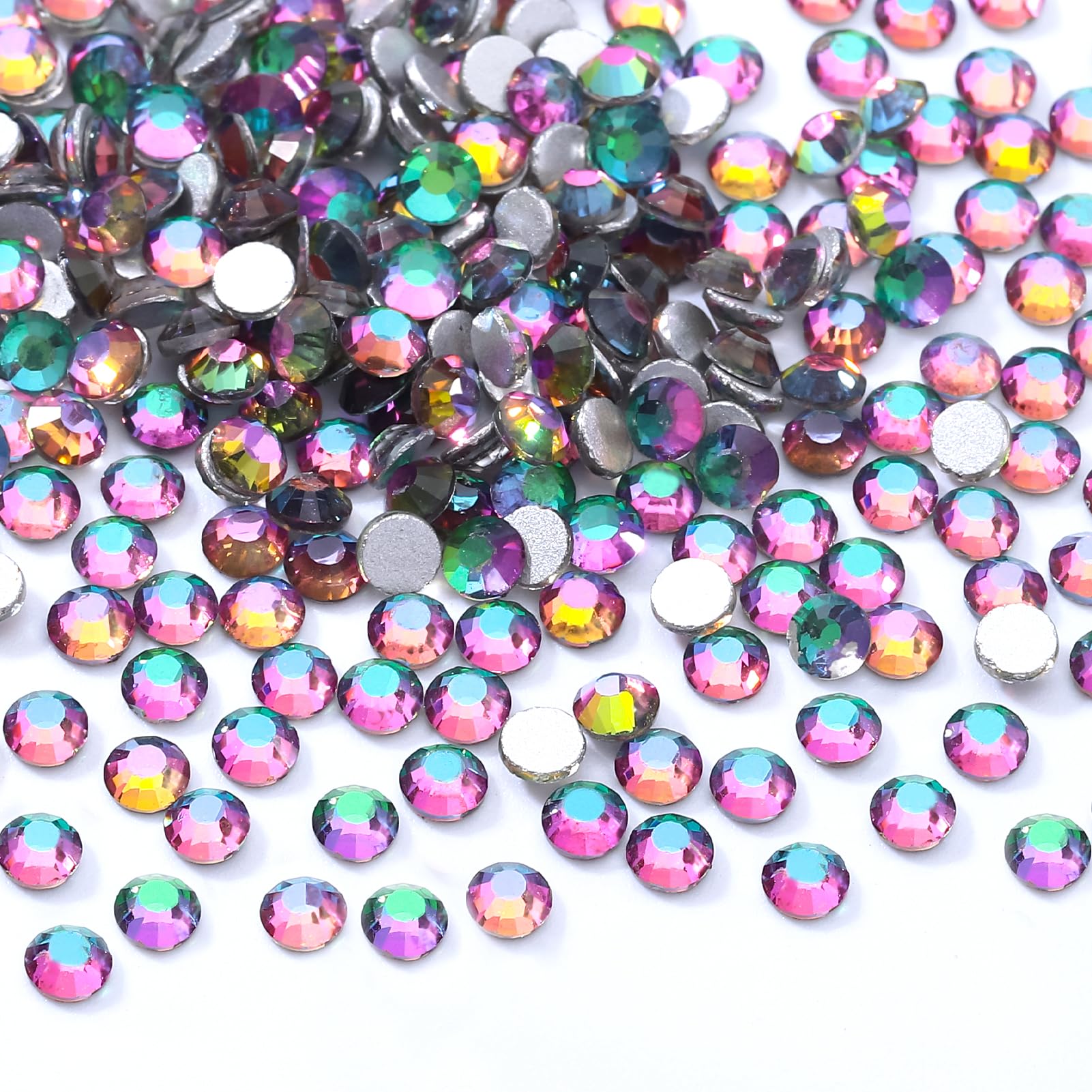 1440PCS Green Volcano SS4 Flatback Rhinestones(1.5-1.7mm)