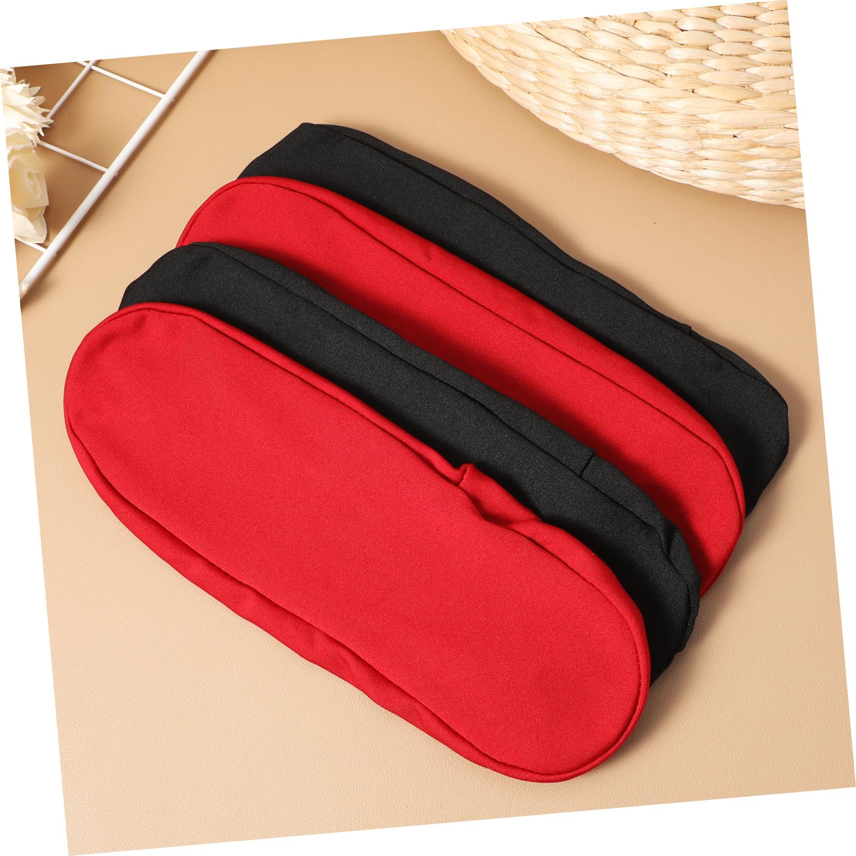 DOITOOL 4pezzi Copri Braccioli Sedia Ufficio con Cerniera Protezione Arm Rest per Poltrone Sedie Scrivania e Sedie da Gioco Facile Installazione e Alta Durabilità Rossi e Neri in Poliester