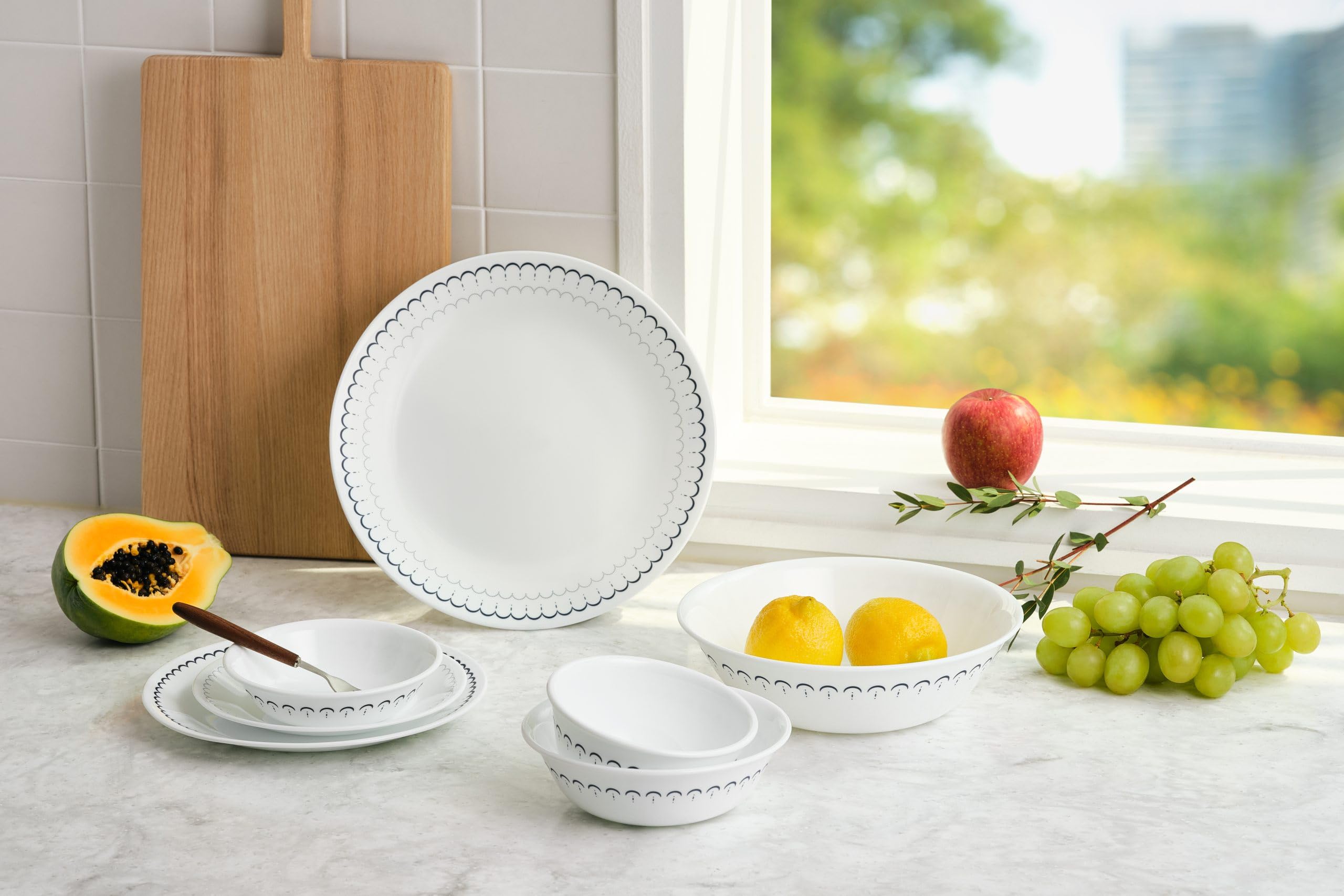 コレール ボンボンフレール 大皿9枚セット 26cm まとめ売り Amazon.co