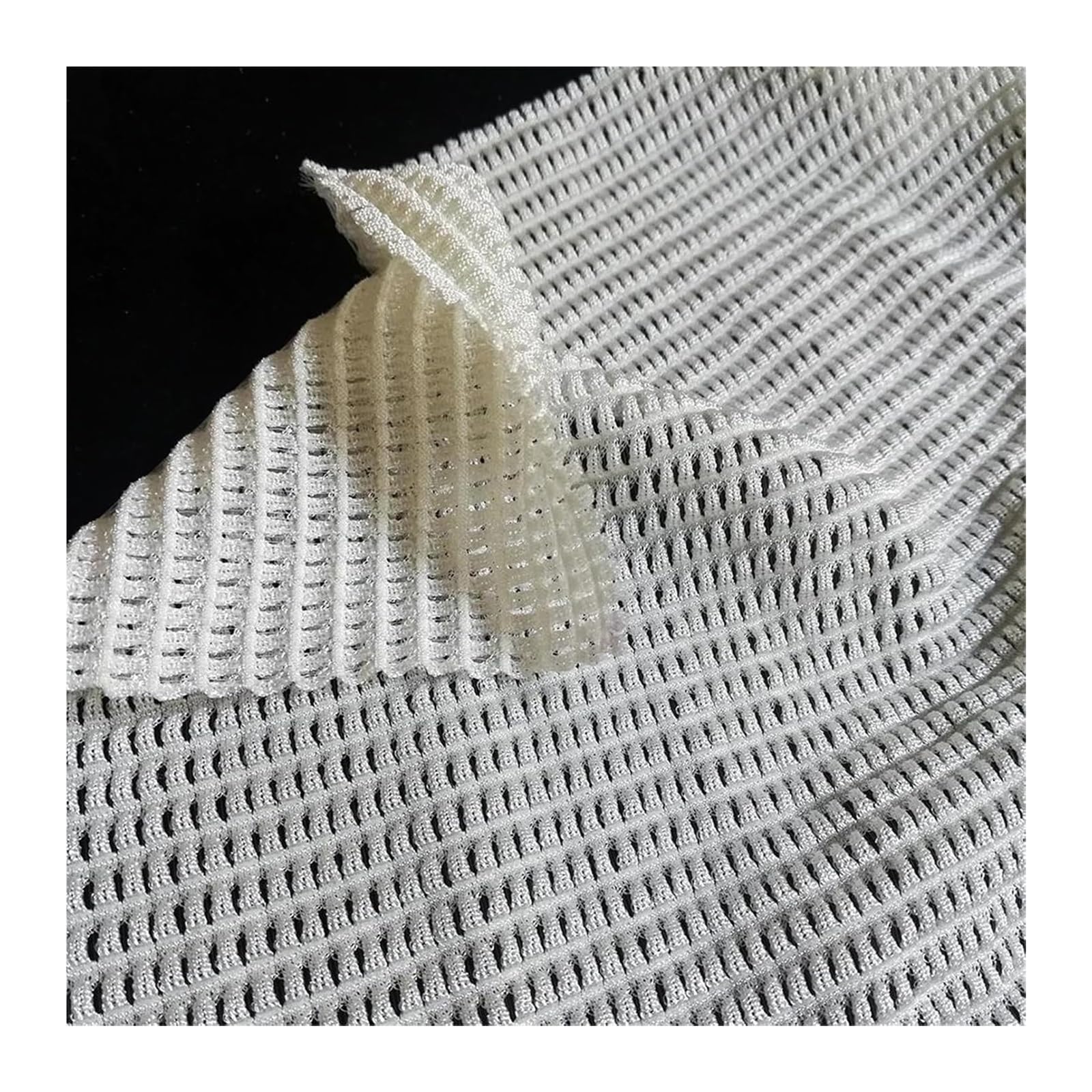 Tejido de malla para costura, Tela de malla LICRA elástica en 4 direcciones, suave, 1 yarda, 150cm, pasatiempos costura sujetador Multicolor(Cream,90cmx150cm)