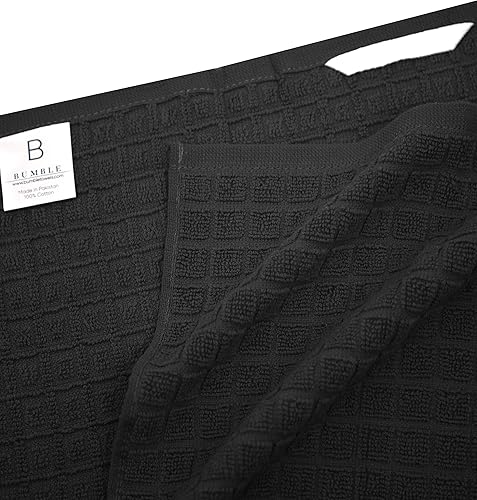 Miniatura 4 de Toallas de cocina de alta calidad (20 x 28 pulgadas, paquete de 6)  Toallas de mano de algodón grandes  Toallas de cocina planas y de rizo  Juego de