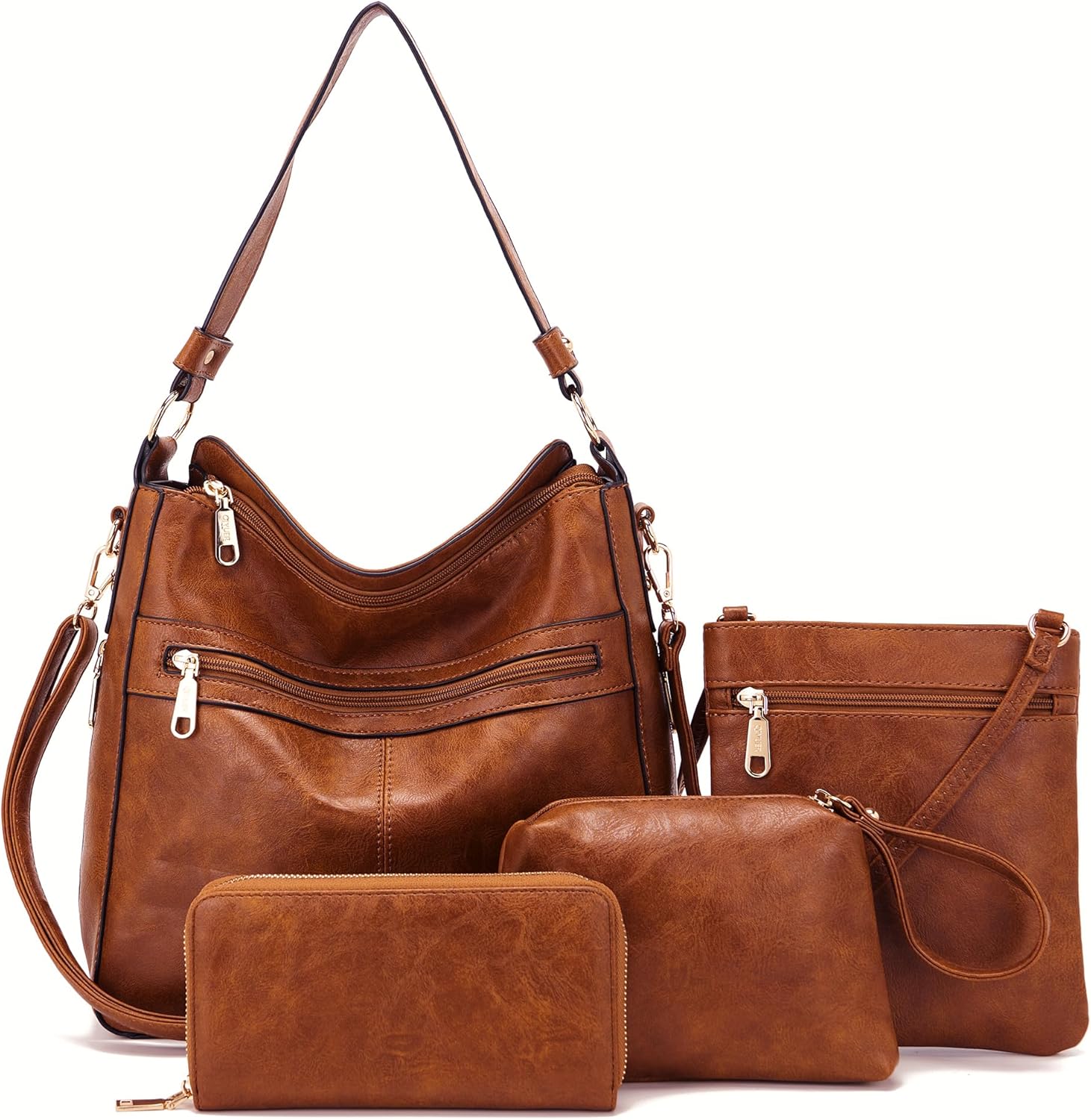 Purses For Women Handbags And Wallet Set Large Hobo Crossbody Bag Ladies Purse Totes 4 PCS Purses For Women Handbags And Wallet Set Large Hobo Crossbody Bag Ladies Purse Totes 4 PCS
