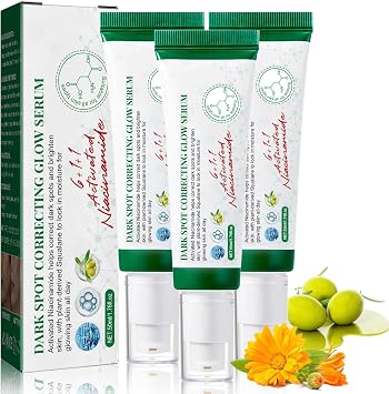 Dark Spot Correcting Glow Serum, Dark Spot Remover for Face, Hydrating & Moisturizing Serums, Fade Sun Spots, Anti-Aging for All Skin Types 30ml One Size, 3PCS