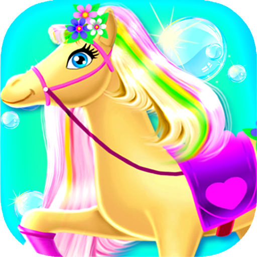 Pony Caring Rainbow Pferd Dress up Beauty Spa