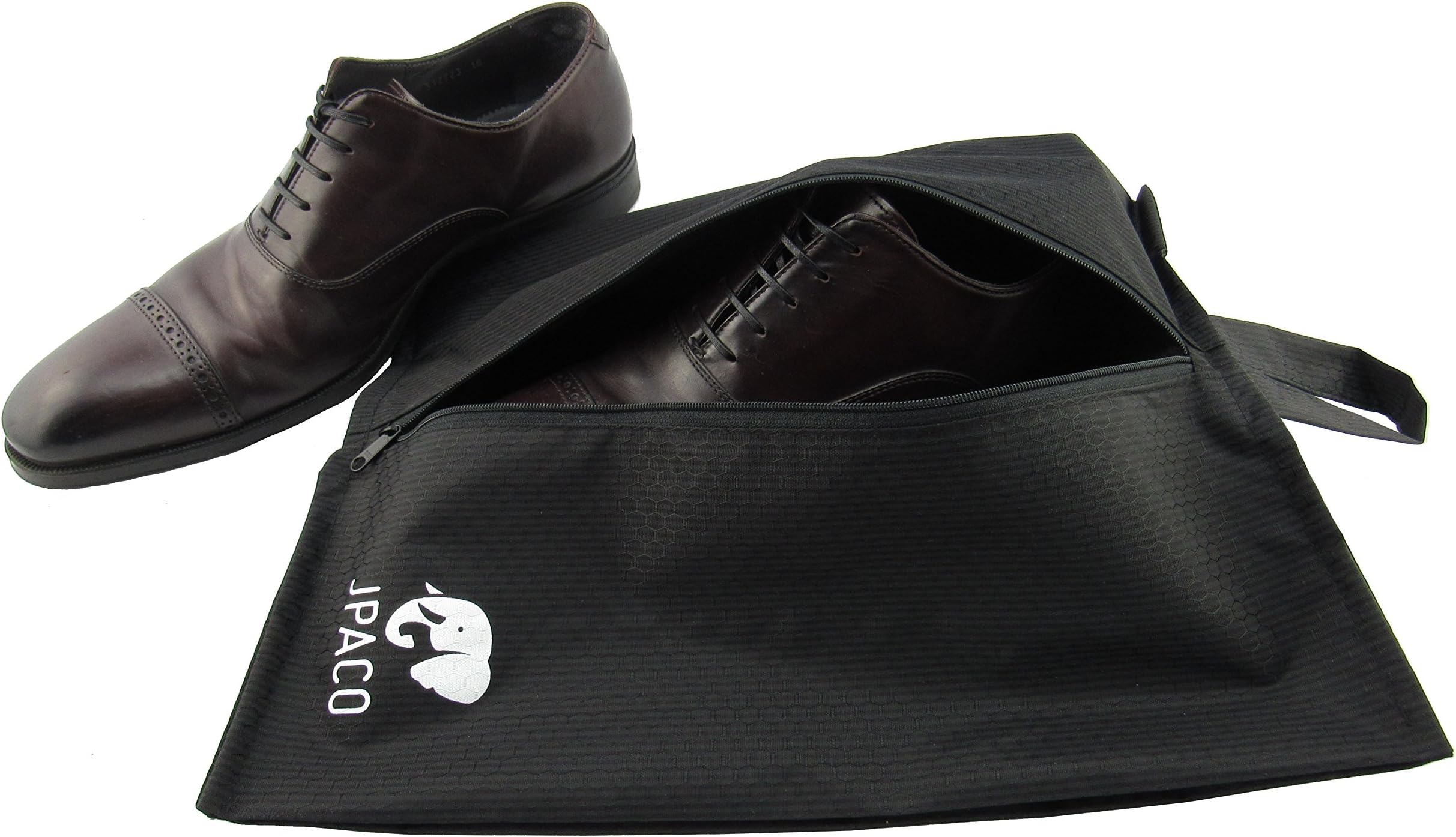 Premium Shoe Bags for Travel (Black) by JPACO