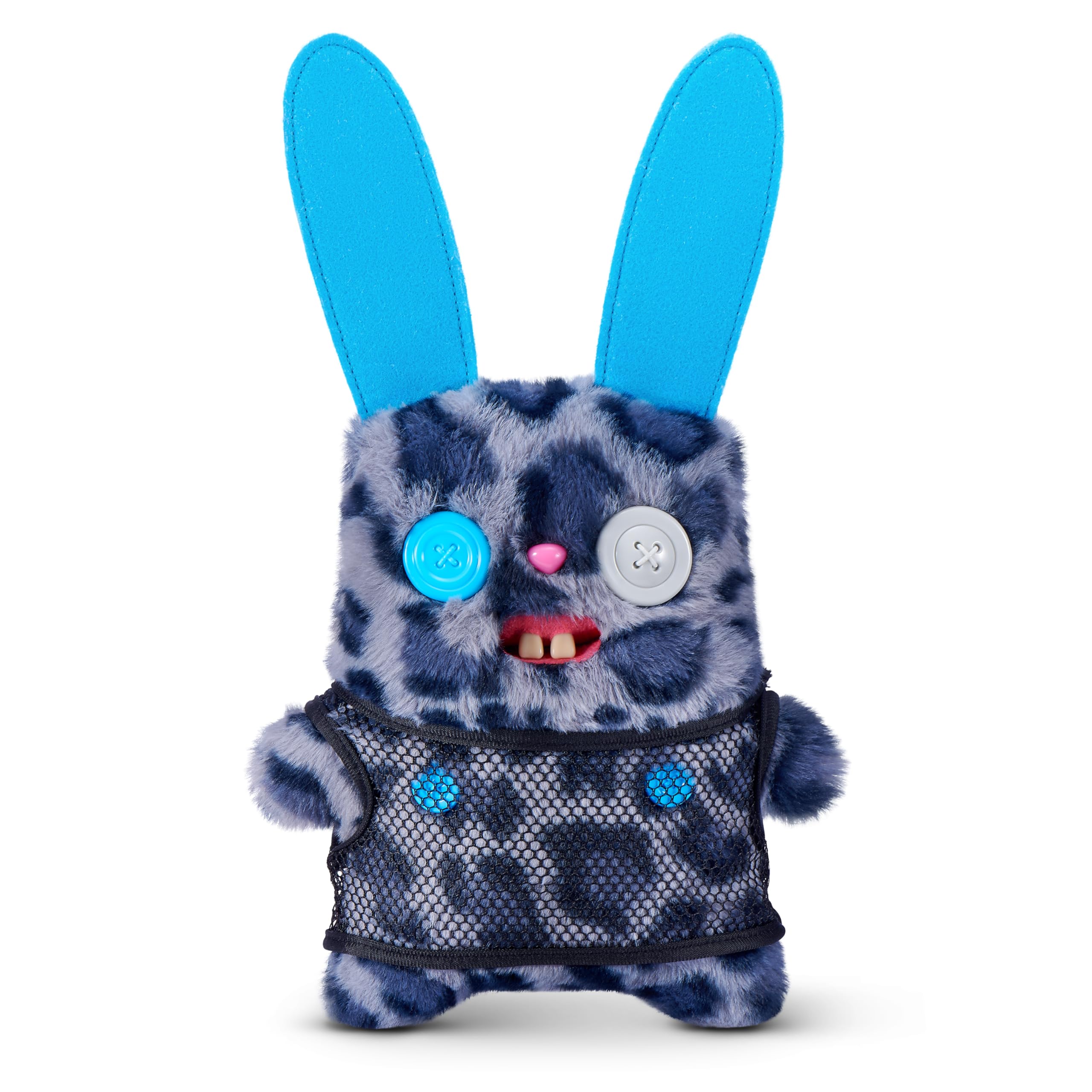 Fuggler Nipple Fuggs 9 Inch Plush Collectible Toy (Rabid Rabbit) by ZURU Featuring Funny Ugly Monster Design with Ridiculous Details, Bold Expressions, and Signature Chaos for Fans and Collectors
