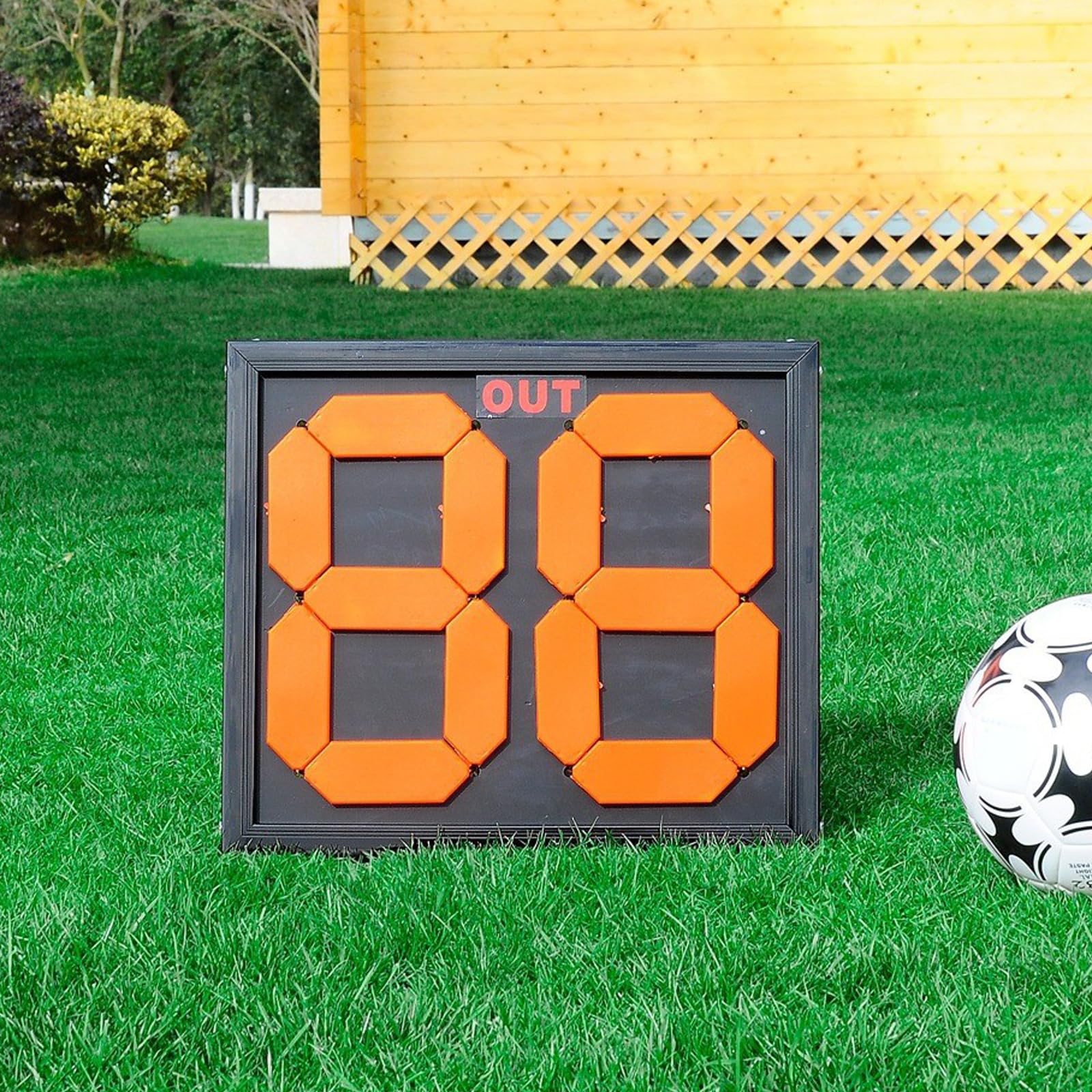 Placa de sustitución de fútbol para jugadores de fútbol de doble cara, accesorios de tablero manual, pantalla de doble cara, placa para jugadores de fútbol