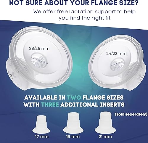 Miniatura 2 de BabyBuddha Vasos de extracción de leche con manos libres, recipientes reutilizables para extractor de leche materna, discreto, potente extracción de