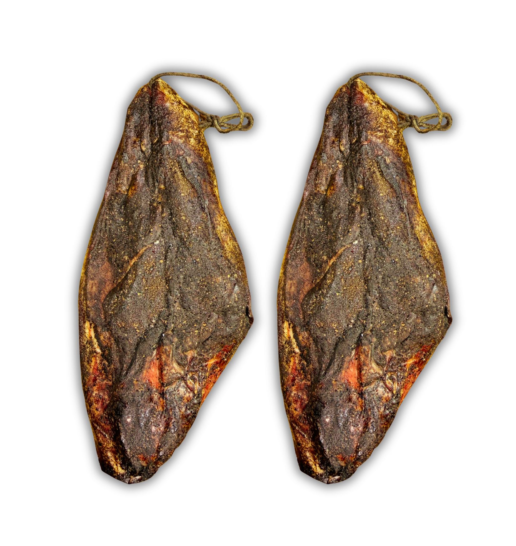 Machegusto!® 2 x Guanciale Affiné 600g (1,2 kg) – Guanciale Italien de Porc – Idéal pour Carbonara, Amatriciana et Gricia – Produit Artisanal 2 x600g (1,2 kg)