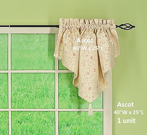 Vista 27 de Today's Curtain Lexington Panel 55 pulgadas de ancho x 84 pulgadas de largo, crudo/salvia