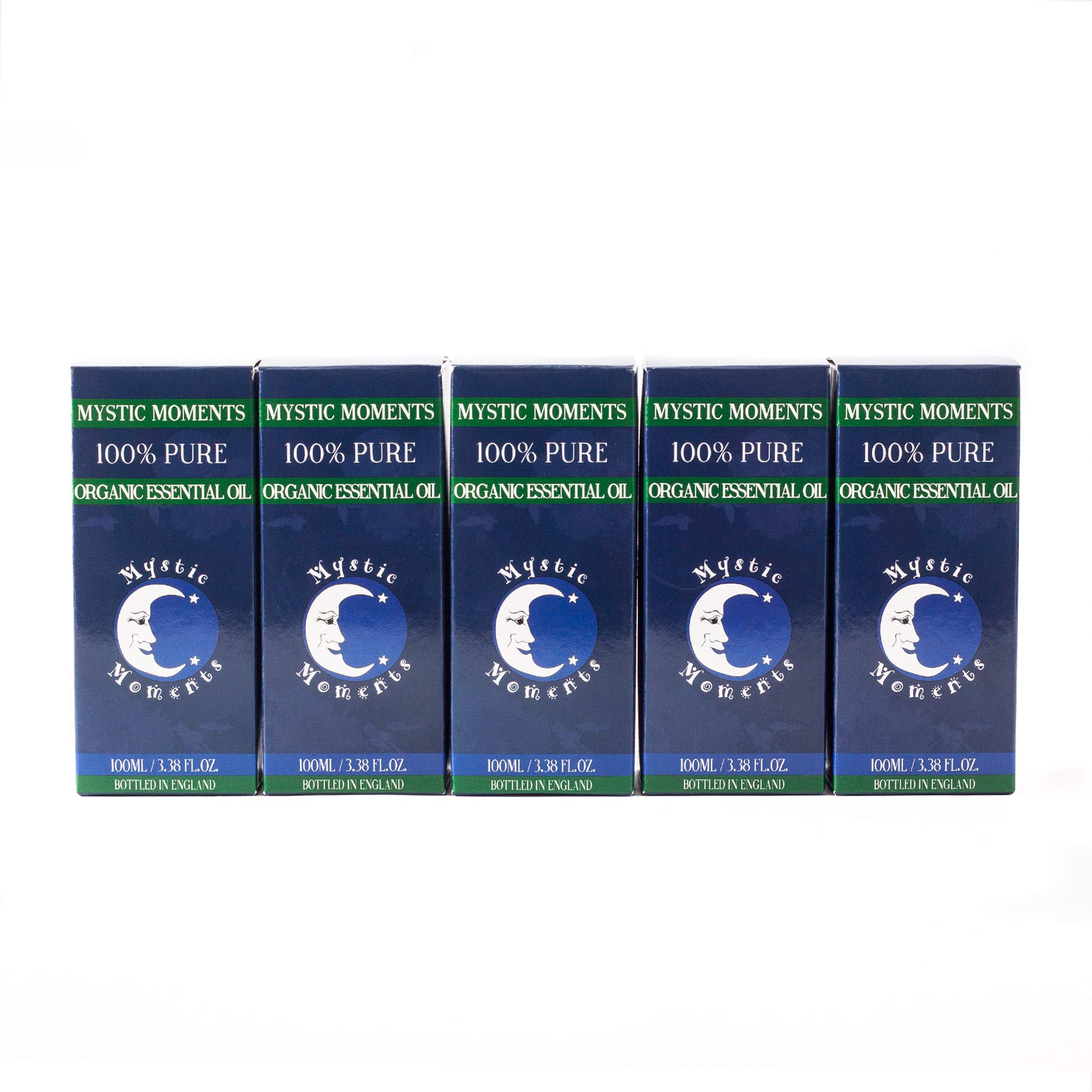 Mystic Moments | Zestaw startowy olejków eterycznych - organiczne olejki świąteczne - 5 x 100 ml - 100% czyste