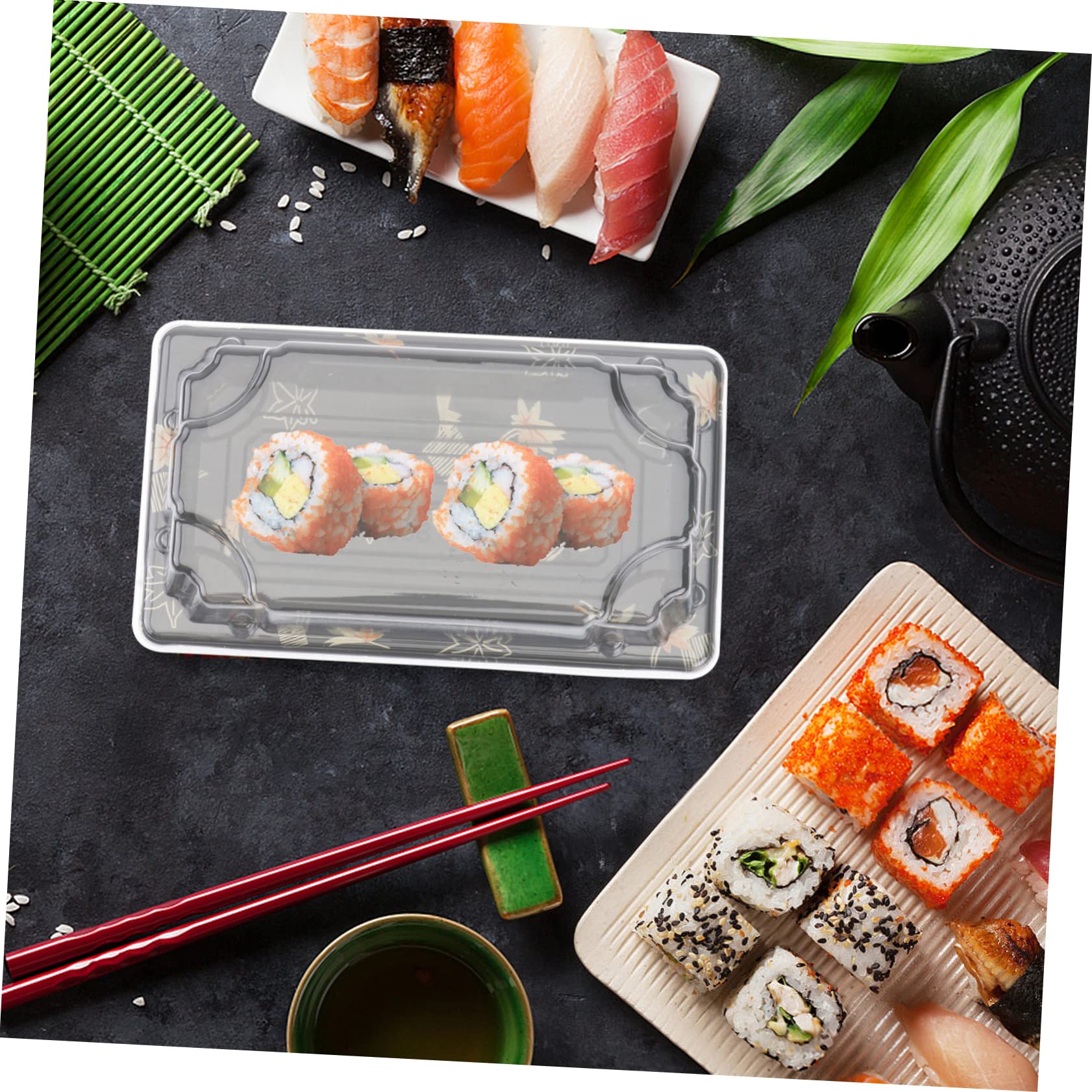 Amazon｜YARNOW 100個入り ボックス 巻き寿司ボックス ケーキキャリア