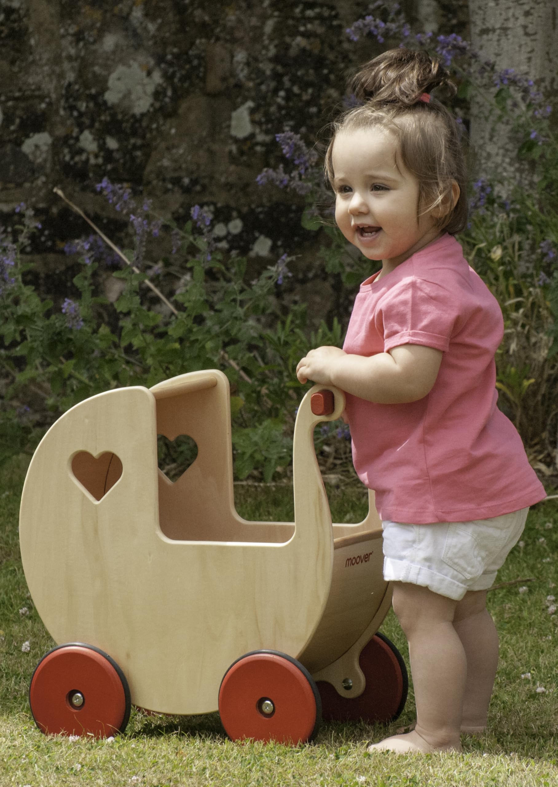 Moover Toys Puppenwagen, natur