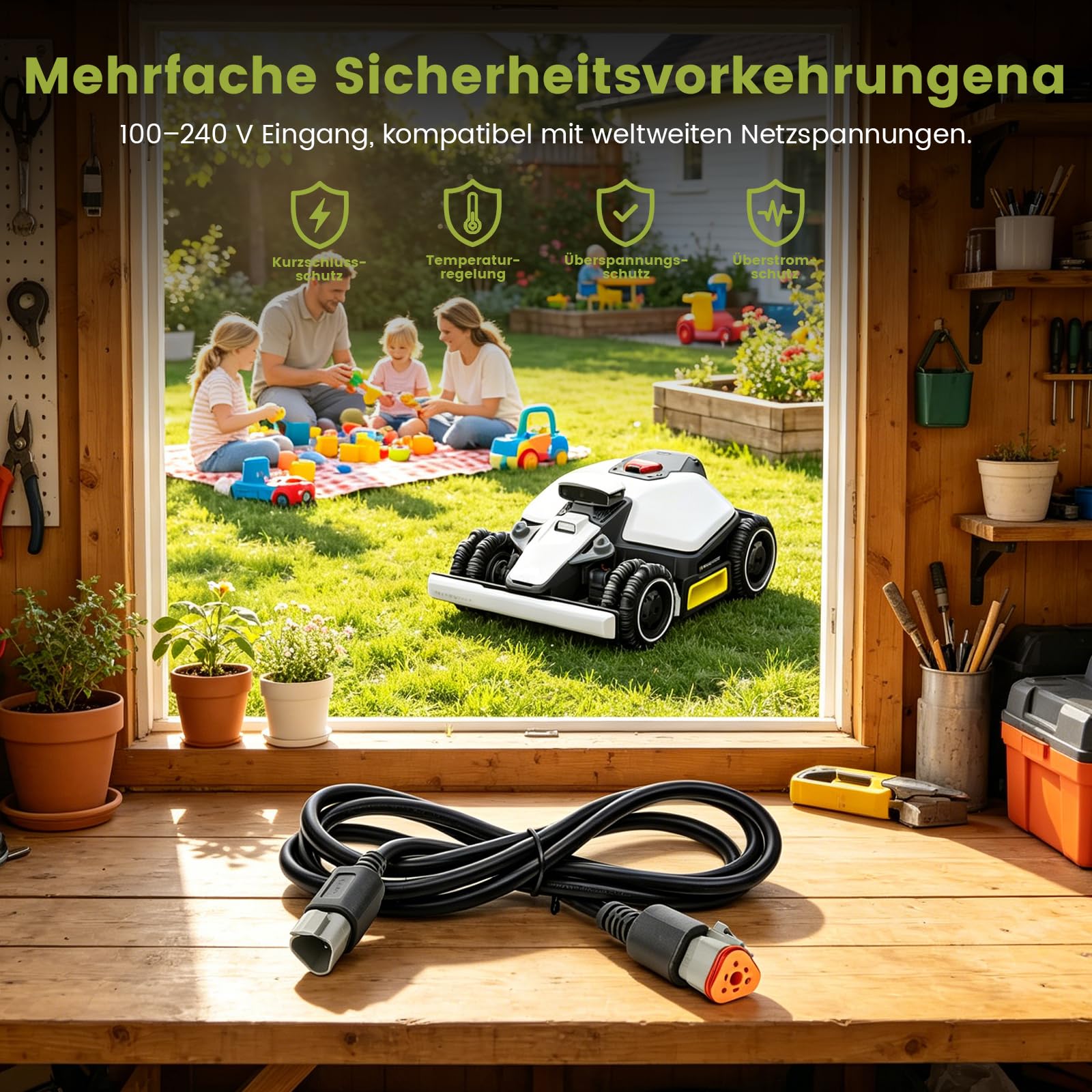 Rallonge compatible avec mini tondeuse robot Mammotion LUBA/Yuka