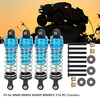 ラジコンダンパー Amazon | RCダンパーオイル、長寿命RCショックアブソーバー4個