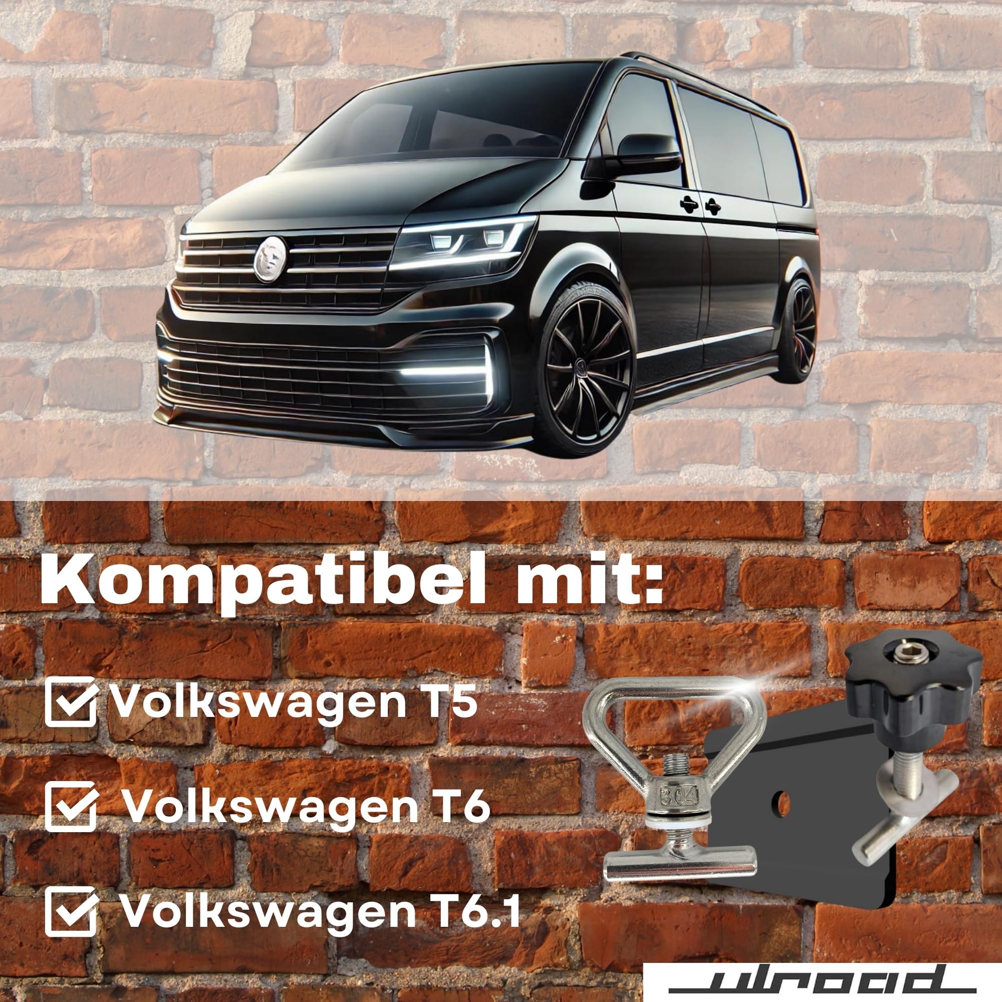 Zurrösen zur Ladungssicherung + Führungsbügel Abdeckung Schiene passend für VW T5 T6 Multivan Transporter California Profilschienen Multiflexboard Sitzschiene Profilschiene Zubehör Innenraum