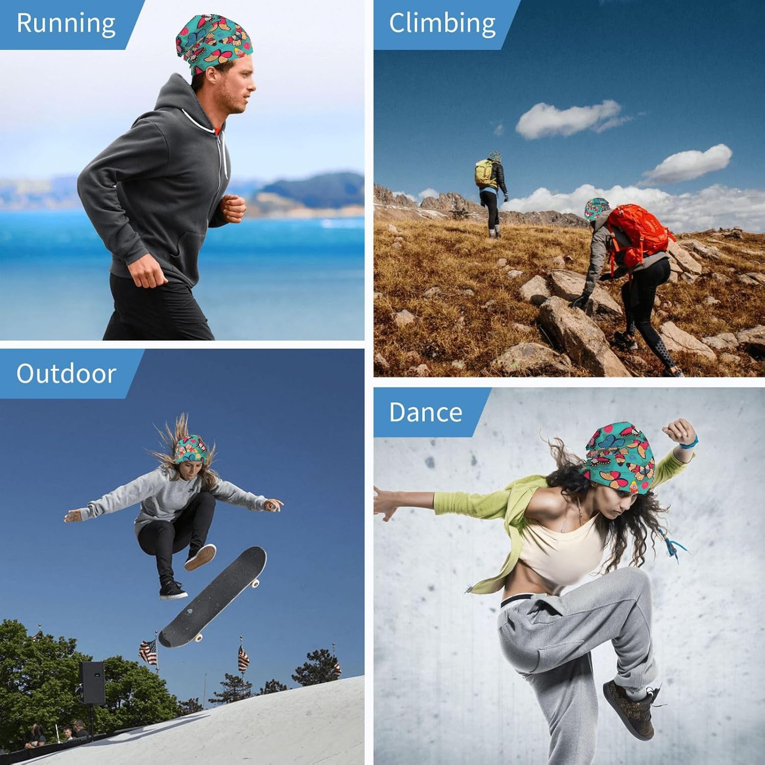 Christmas Beanie Chemo Hat Xmas Skull Cap Slouchy Knitted Hats Soft Headwear for Women Men Adults - Image 4