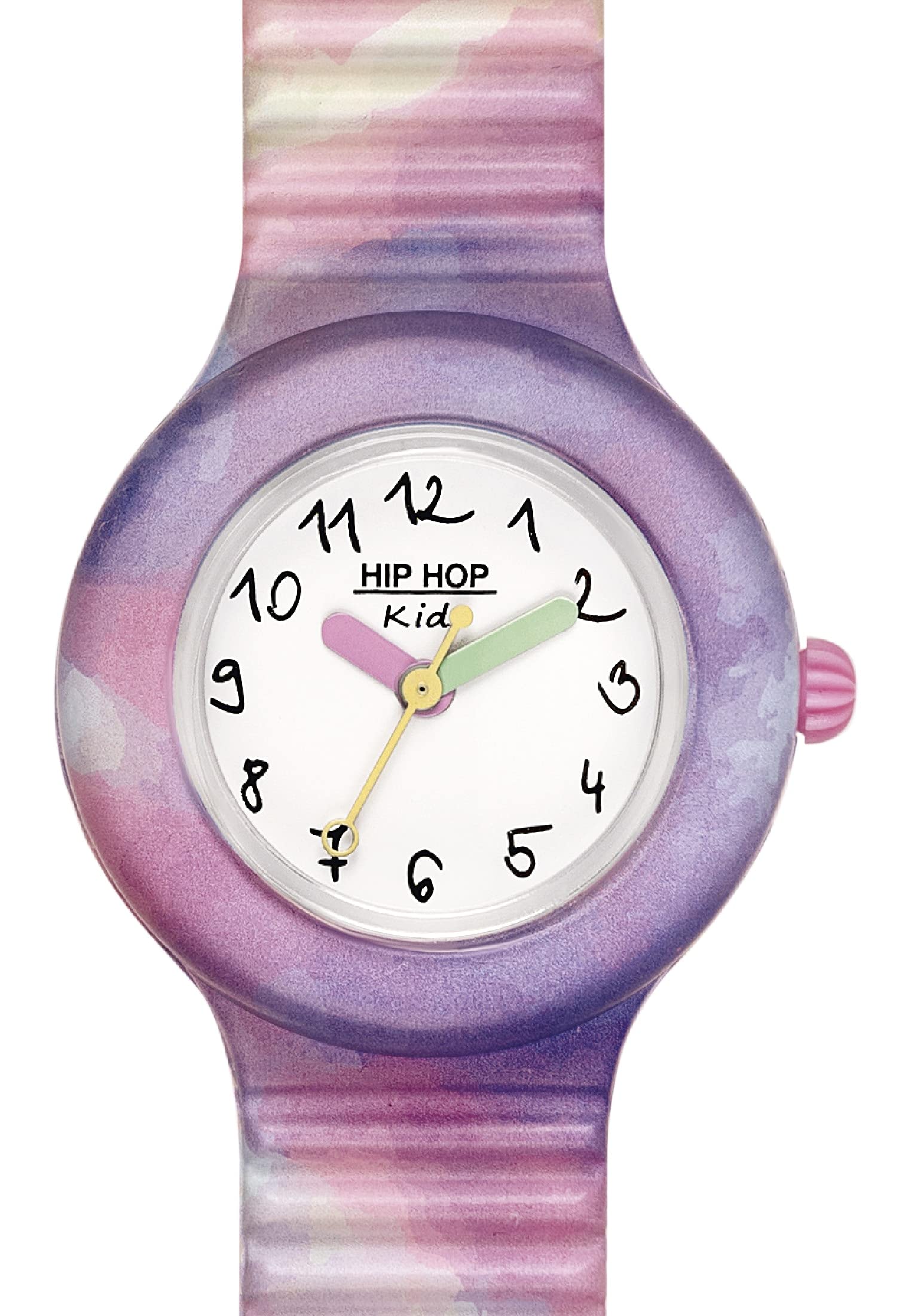 HIP HOP Orologio Bambina, Bracciale in Silicone Stampato, Cassa 28 cm | Collezione KIDS FUN, Movimento Quarzo Analogico, Resistente all'acqua 50 metri, Idee regalo Bambina