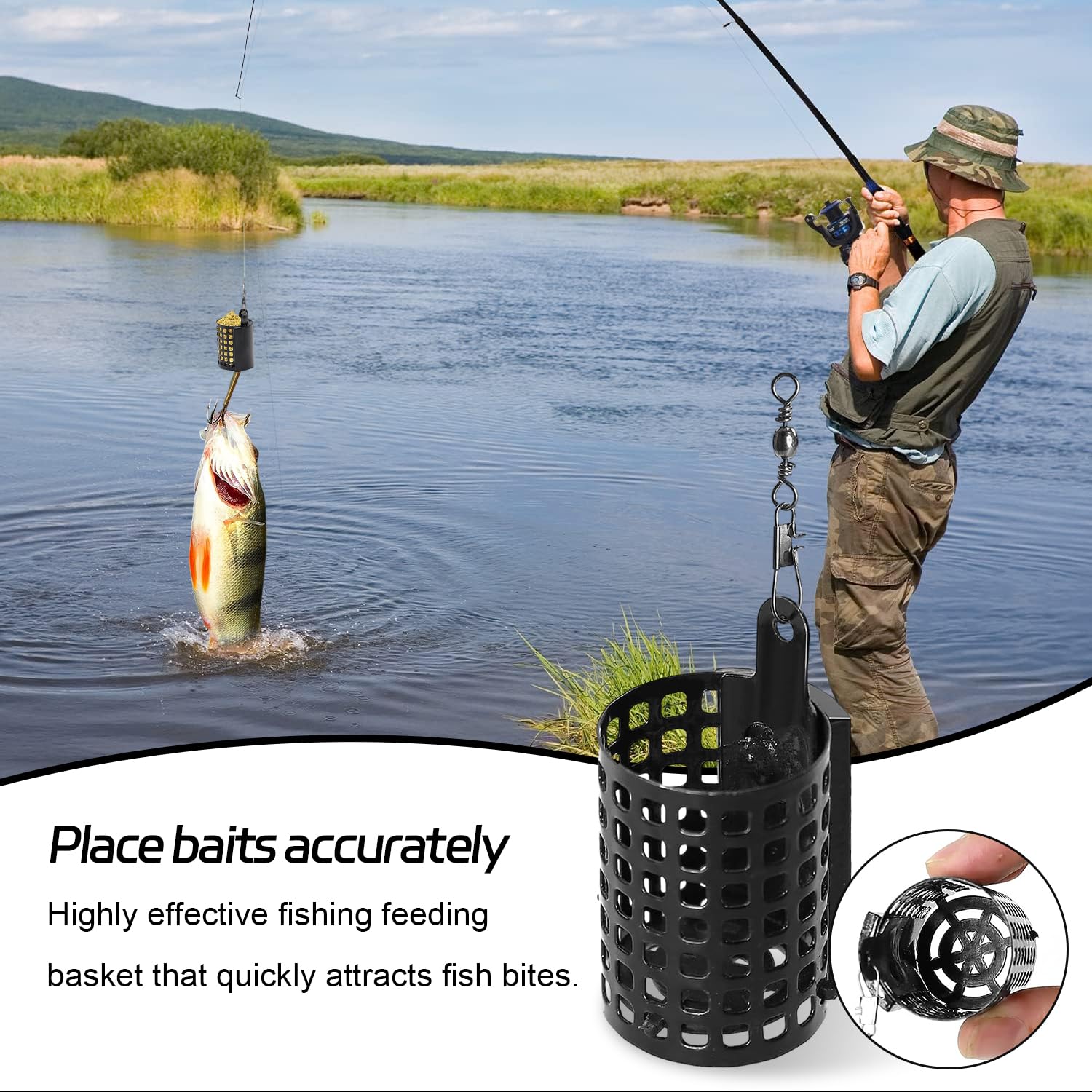 Mangiatoie Da Pesca A Molla - 10 Pezzi Per Pesca A Feeder | Attrezzatura Professionale - Foto 5