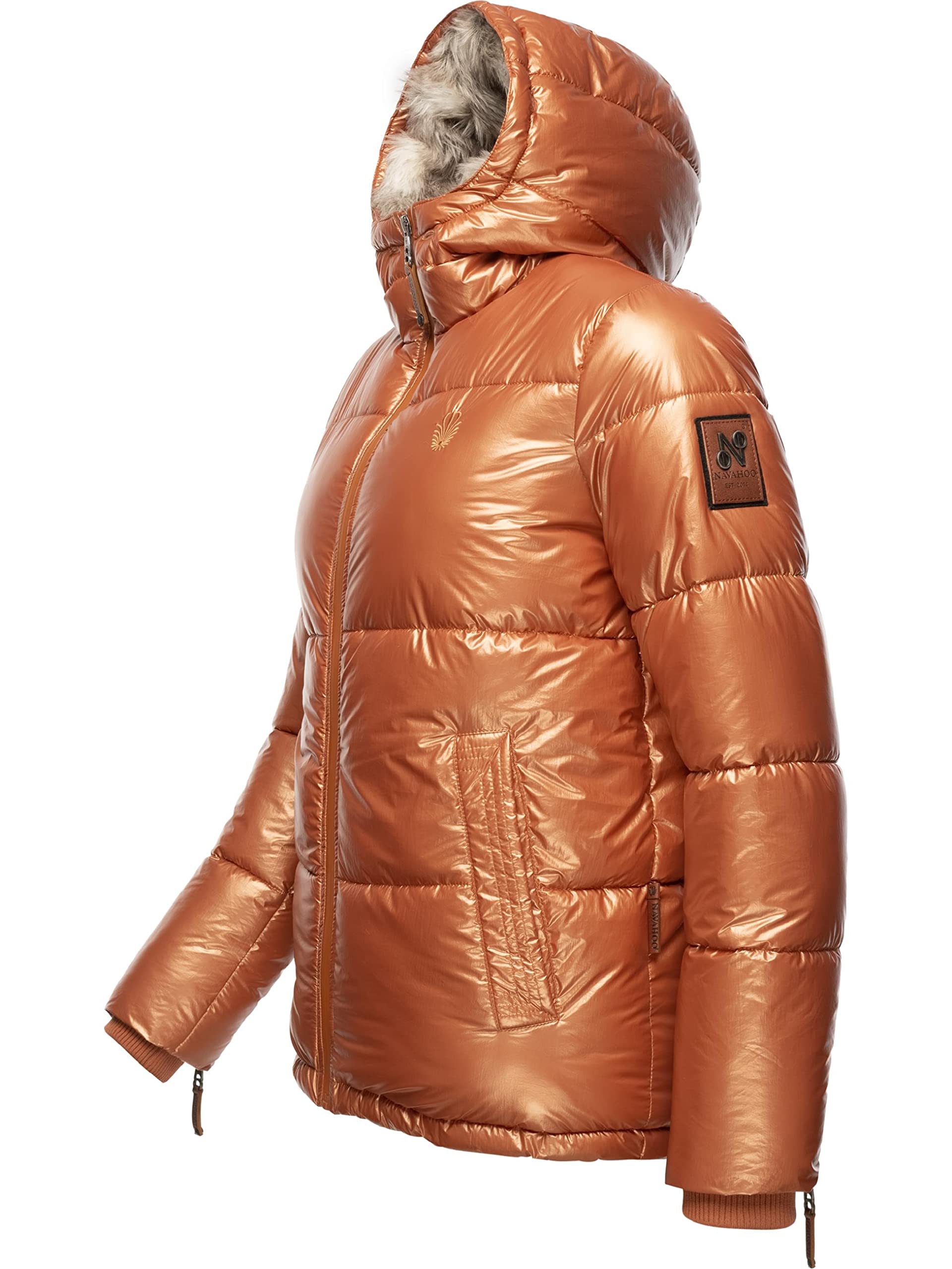 Navahoo Tikunaa Veste d'hiver pour Femme matelassé avec Capuche |