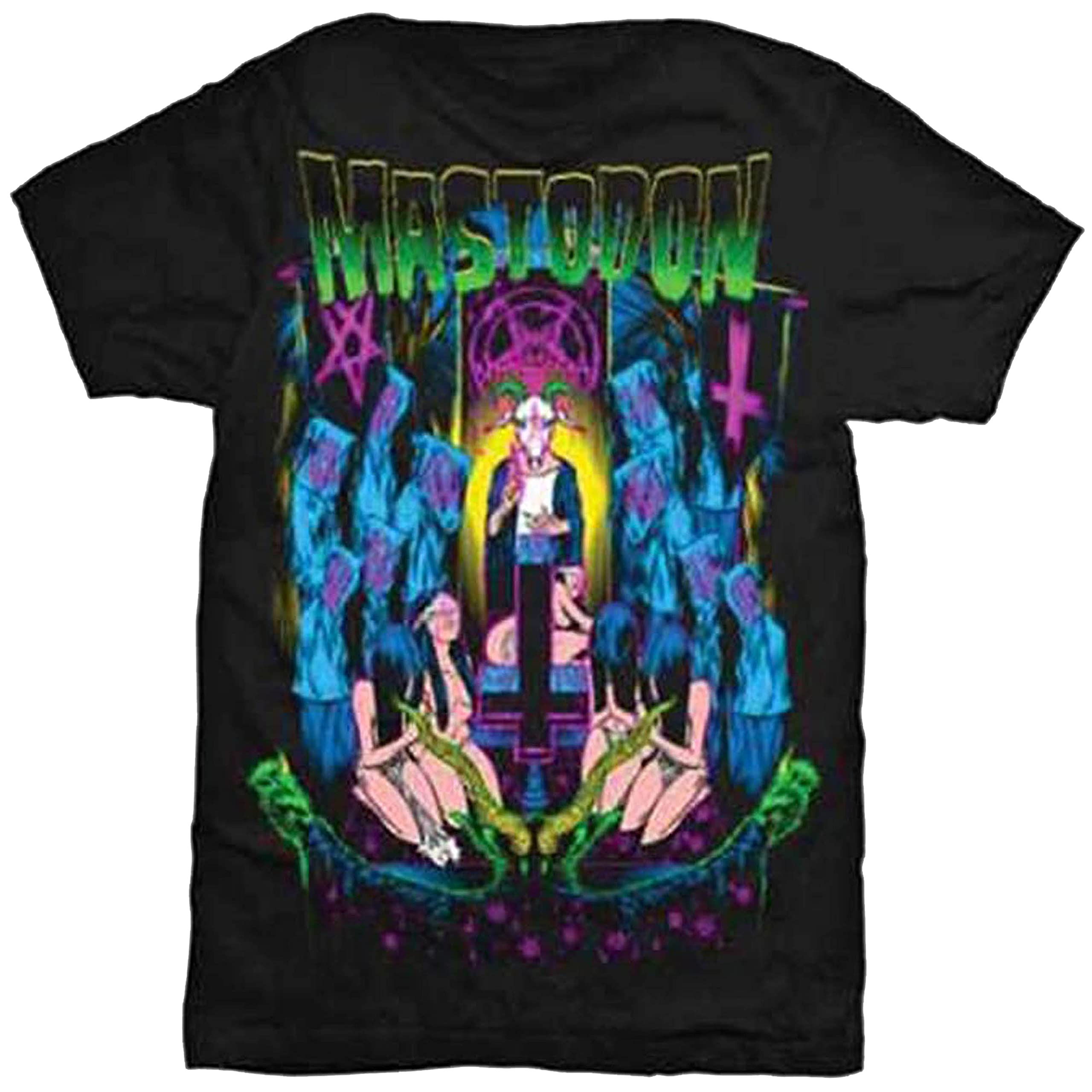 Rock Off Black Mastodon - Unholy Ceremony - T-Shirt - Cotton - Size Xl - Officially Licensed Merch