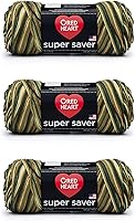 Vista 47 de Red Heart Hilo Super Saver, paquete de 3, Monet 3