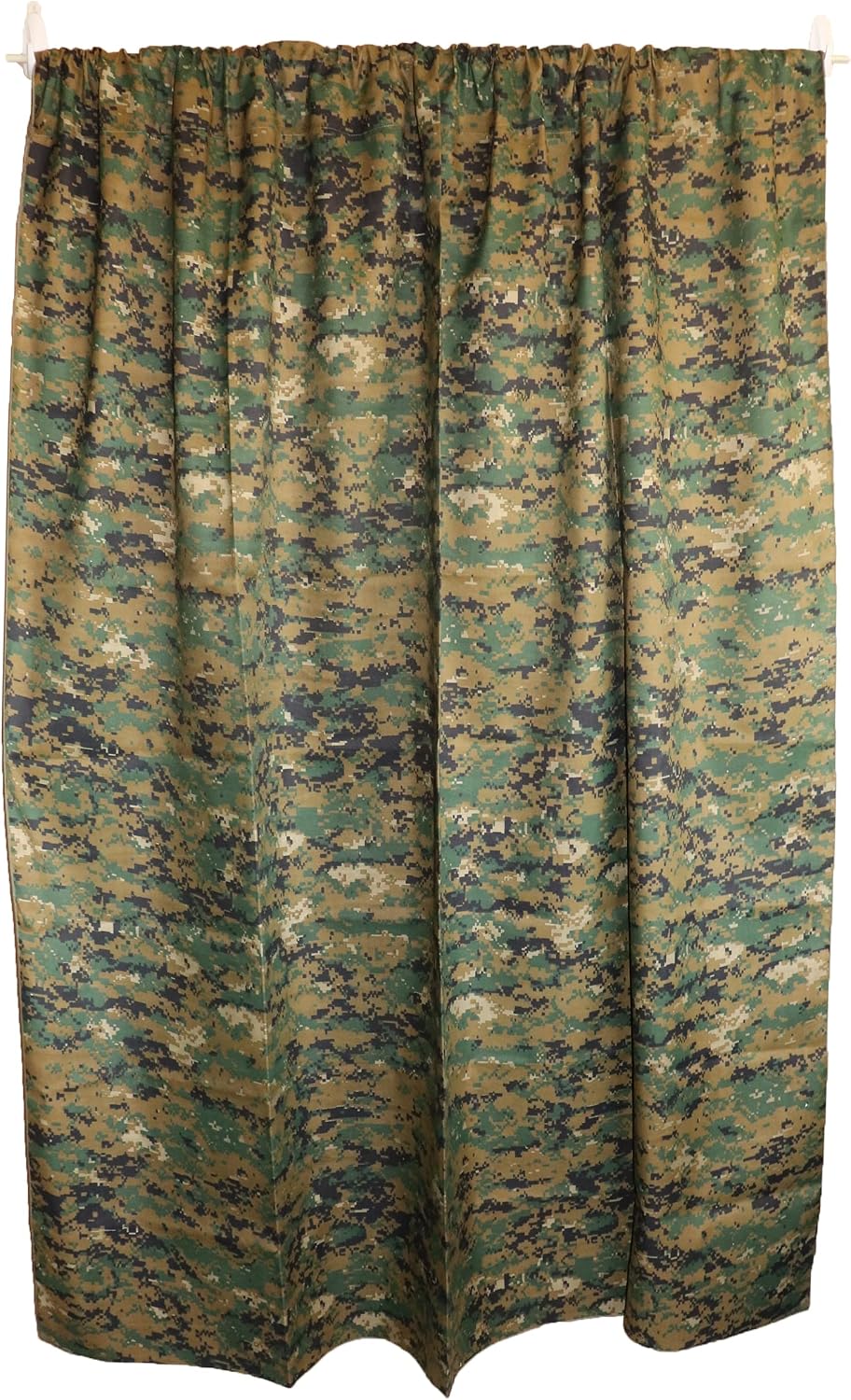 Zen Creative Designs Camouflage Print Cotton Curtain Panel Window Treatment Backdrop Photography Military Kids Bedroom Window Decor (58" Wide x 108" Long, Digital Jungle)