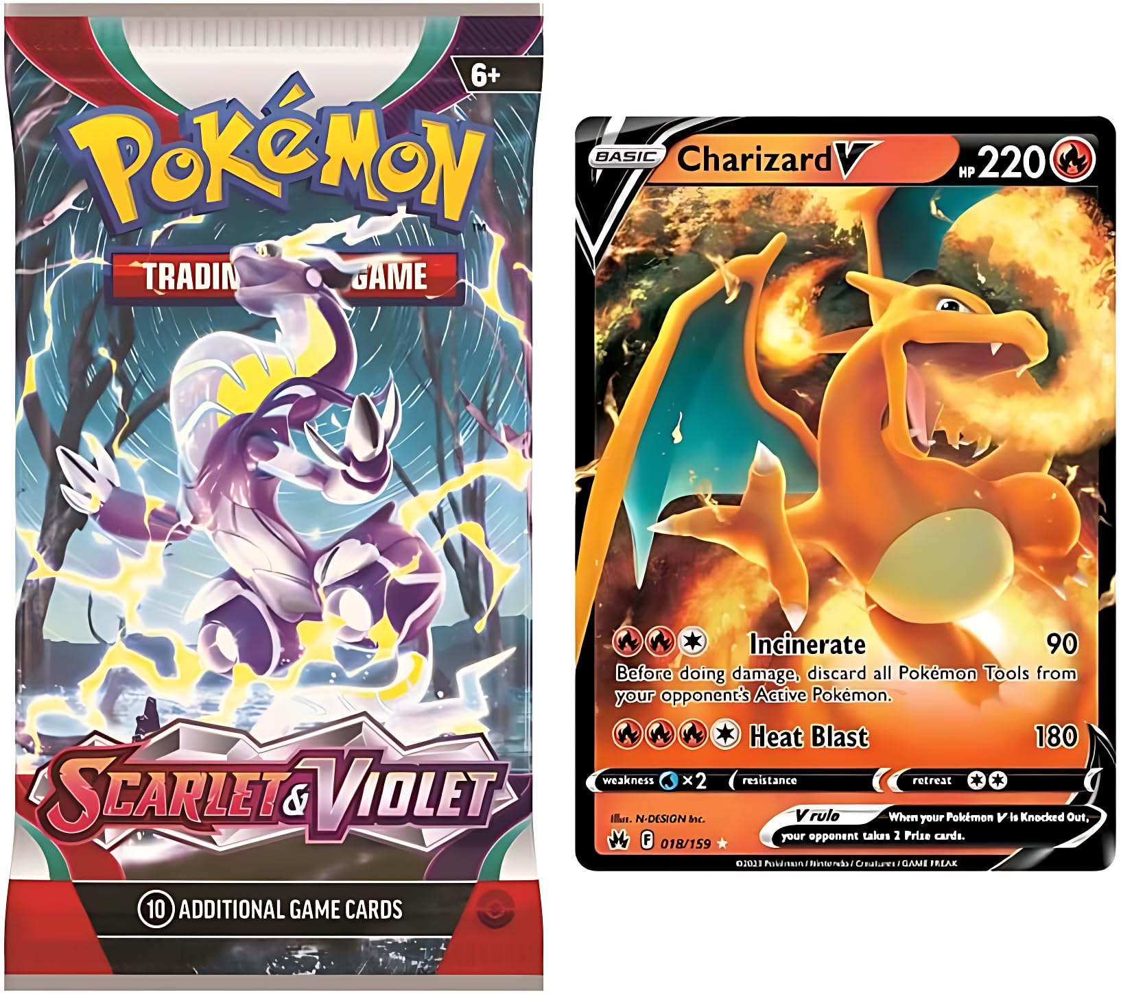 Pokémon TCG Booster Pack & Ultra Rare Card Bundle, 63.5 x 88.9 mm - Image 3