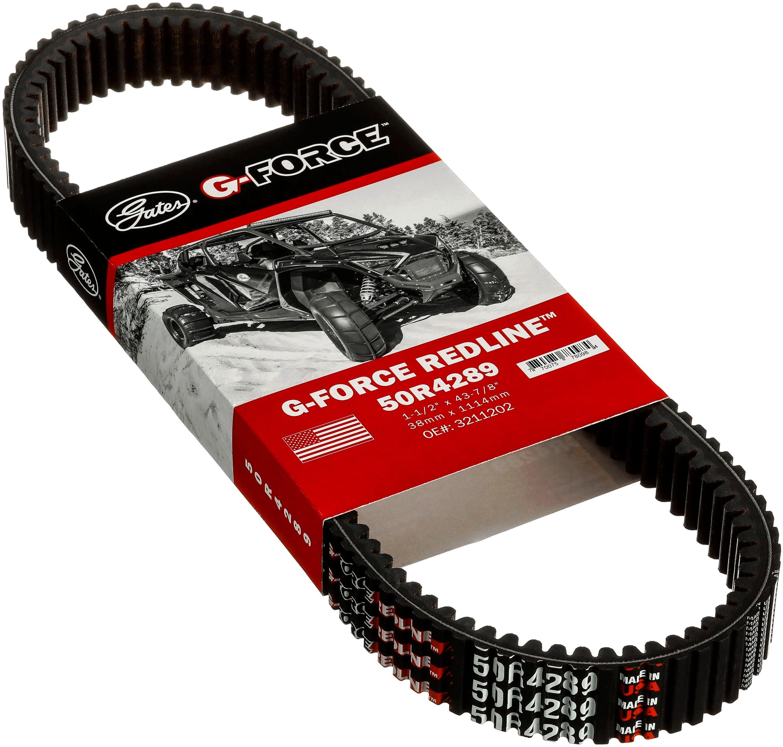 Gates 50R4289 G Force Redline Continuously Variable Transmission (CVT) Belt