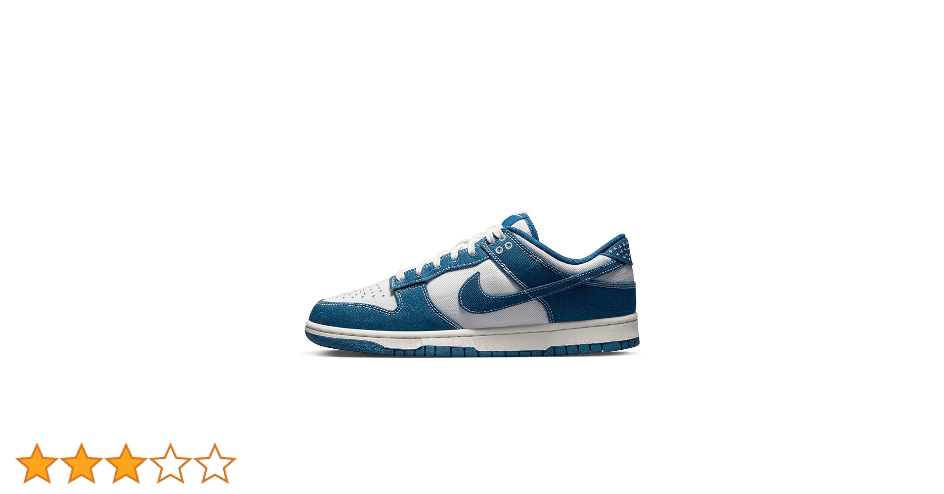 ★[NIKE]★Dunk Low Retro SE Industrial Blue★25.5~28 CM★ Men's) Nike Dunk Low Retro SE 'Industrial Blue Sashiko Denim