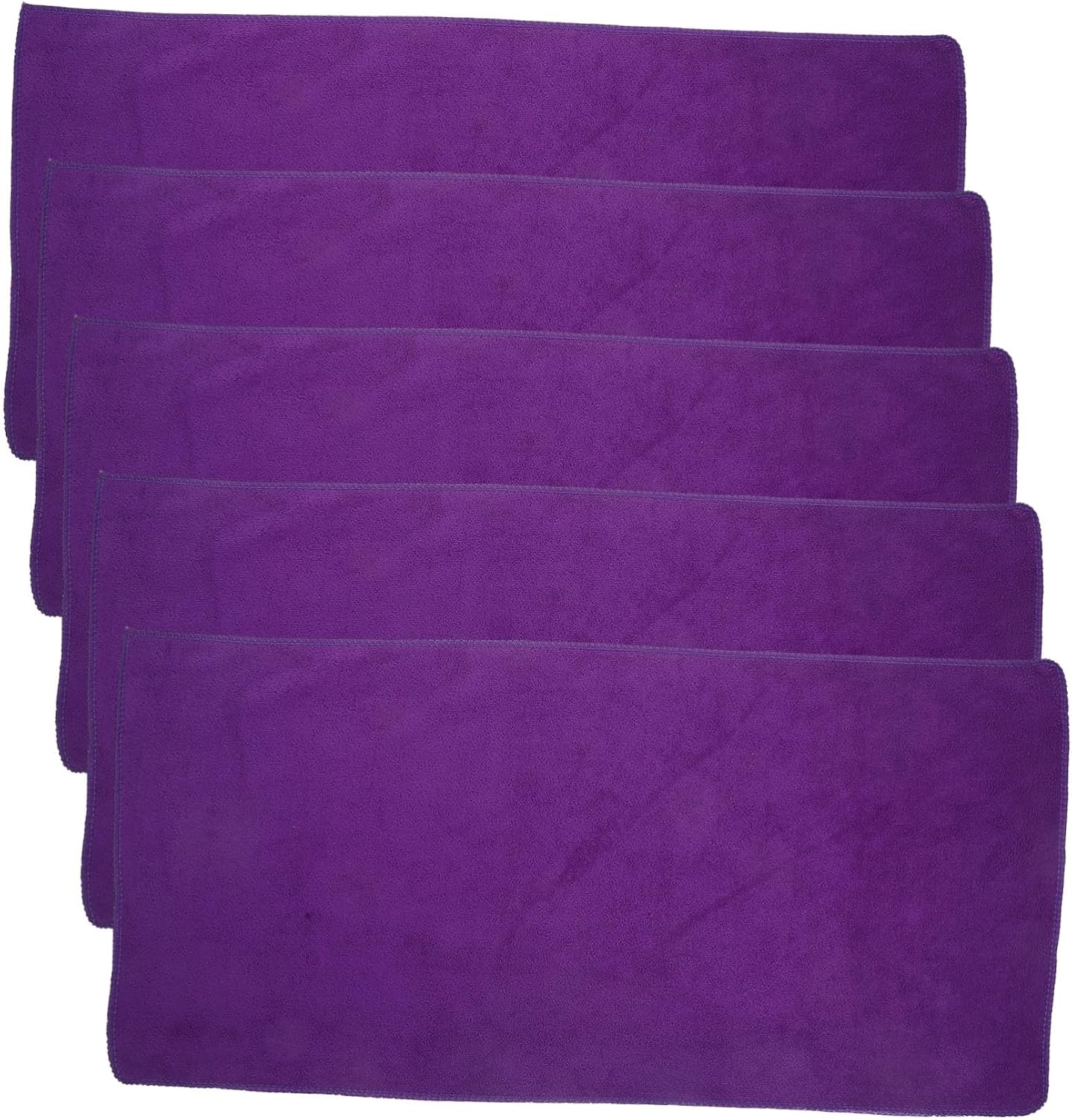 5pcs Washable Guinea Pig Blankets Small Animal Cage Sleeping Pads Soft Microfiber Warm Mat Liners for Hamster Supplies and Pet Bedding Household Pets Purple