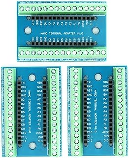 WWZMDiB 3Pcs V3.0 Nano 3.0 Controller Terminal Adapter Expansion Board for Arduino Nano AVR ATMEGA328P