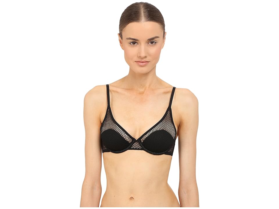 

L'Agent by Agent Provocateur Gia Half Pad High Apex Bra (Black) Women's Bra