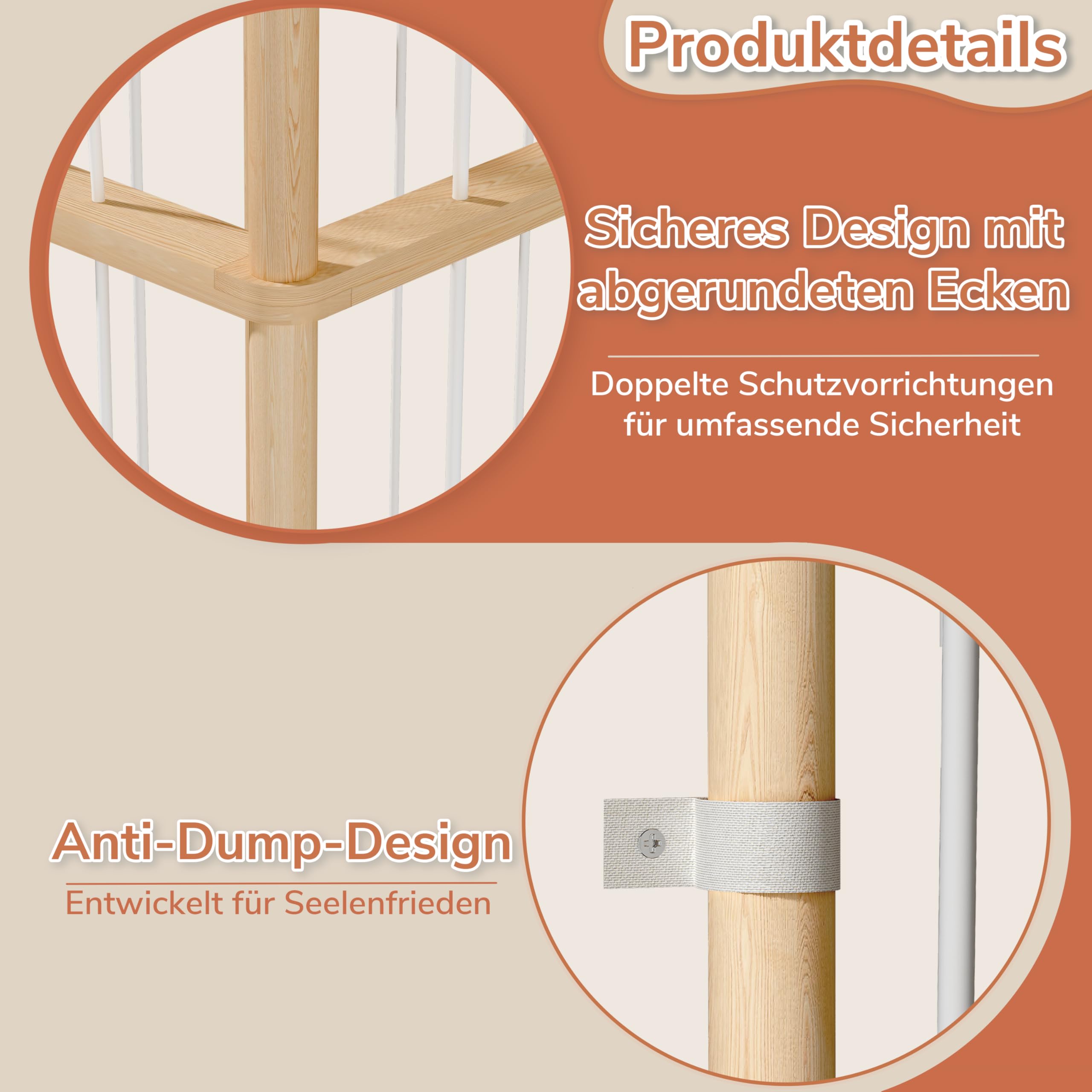 AMBIRD Kuscheltier Aufbewahrung Kinderzimmer, 140 * 40 * 40 cm Holz Kinder Spielzeug Regal für Kuscheltiere, Stofftiere, Plüschtier, Kinderregal Stofftier Aufbewahrung, Groß Plüschtiere Organizer